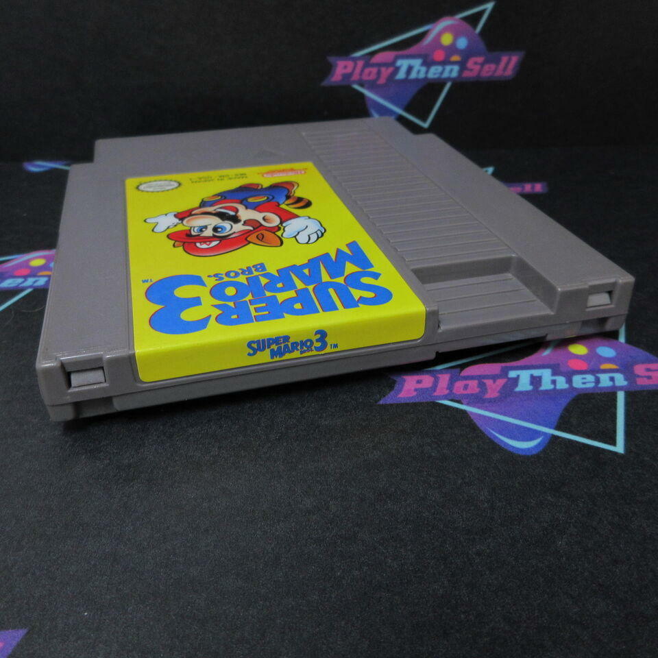 Super Mario Bros 3 Nintendo NES Cart Only Authentic / Tested - Very Good