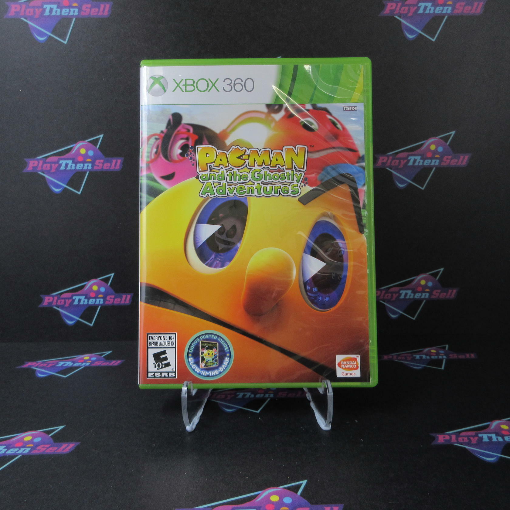 Pac-Man and the Ghostly Adventures Xbox 360 + Poster - Like New
