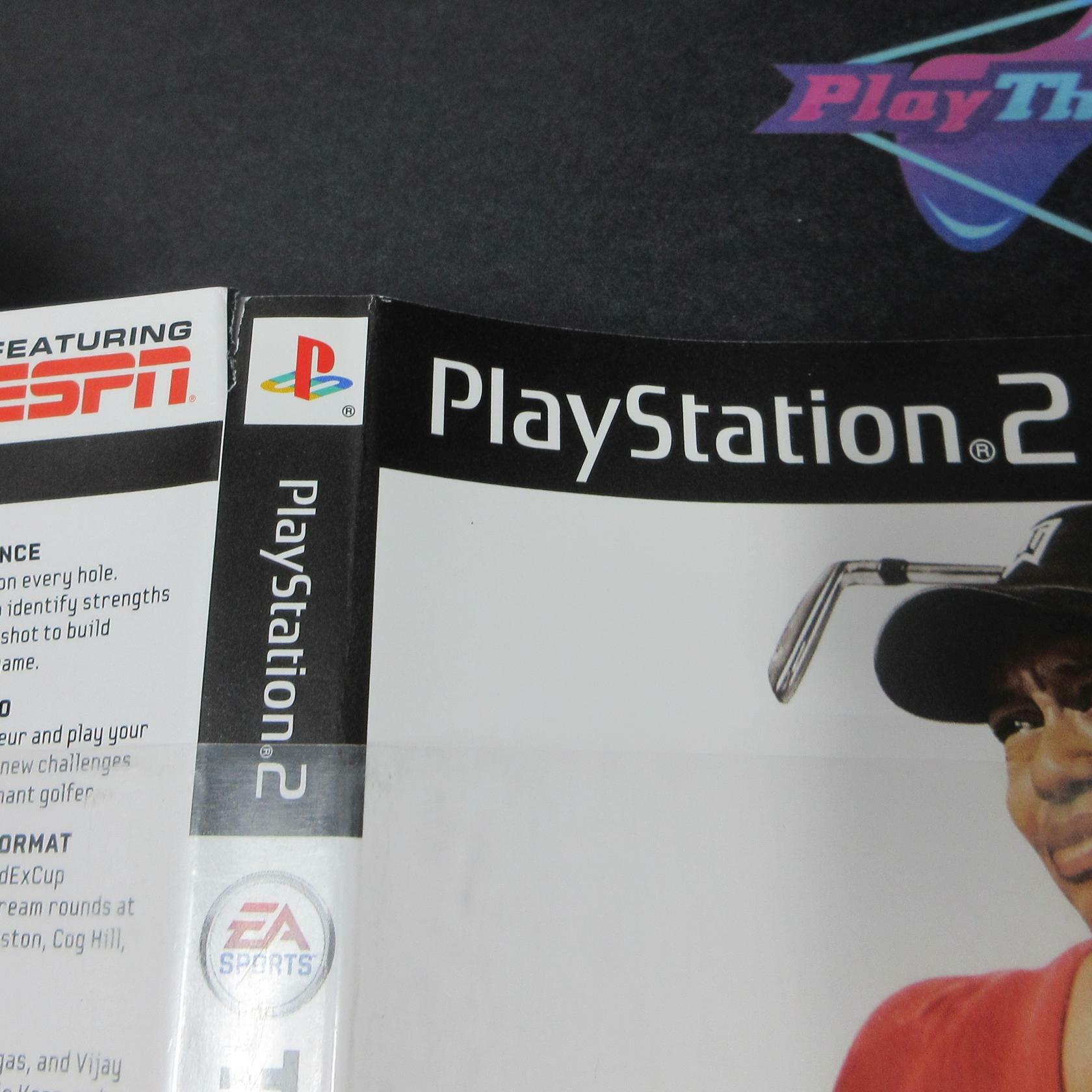 Tiger Woods PGA Tour 08 PS2 PlayStation 2 AD/NM - Very Good