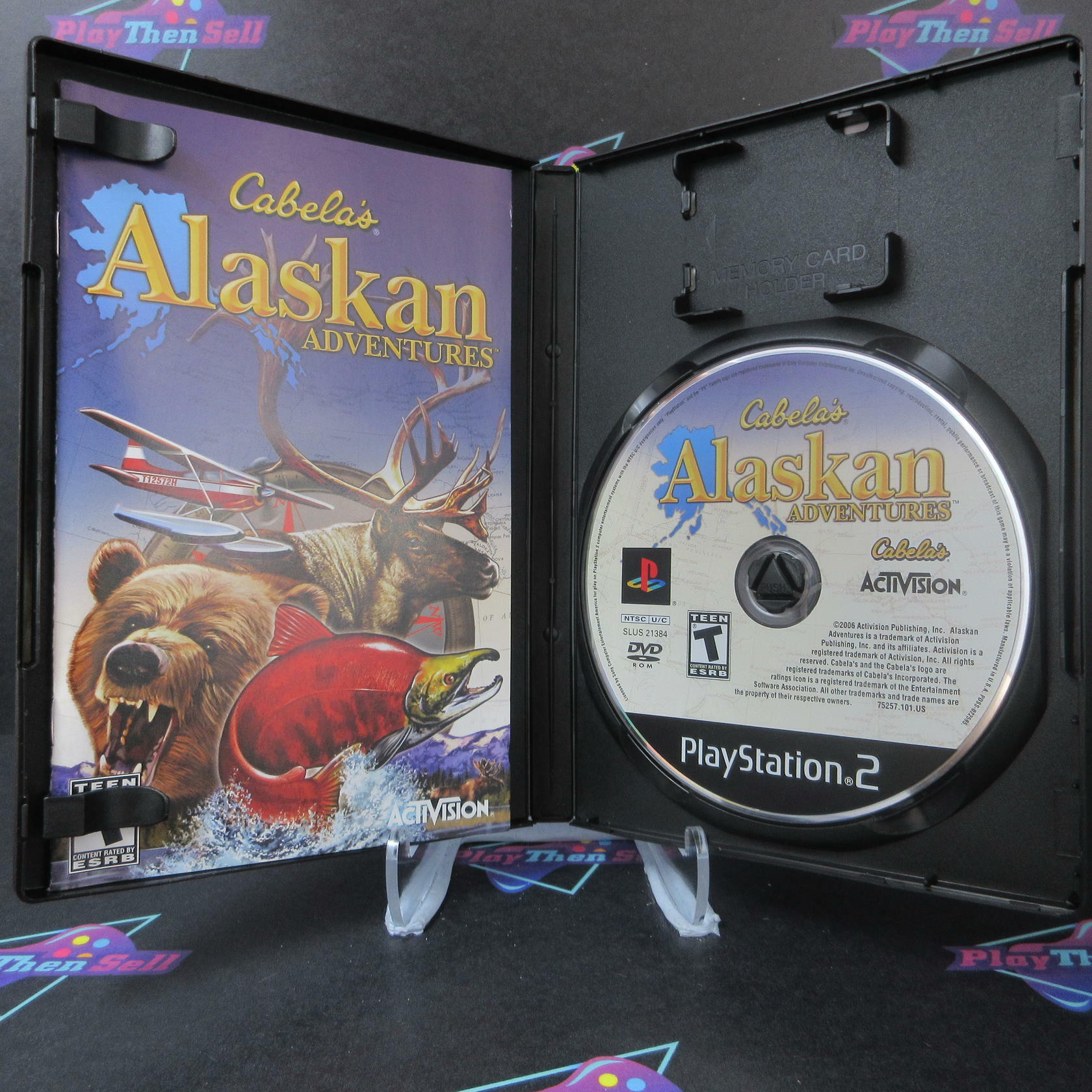 Cabela's Alaskan Adventures PS2 PlayStation 2 + Reg Card - Like New