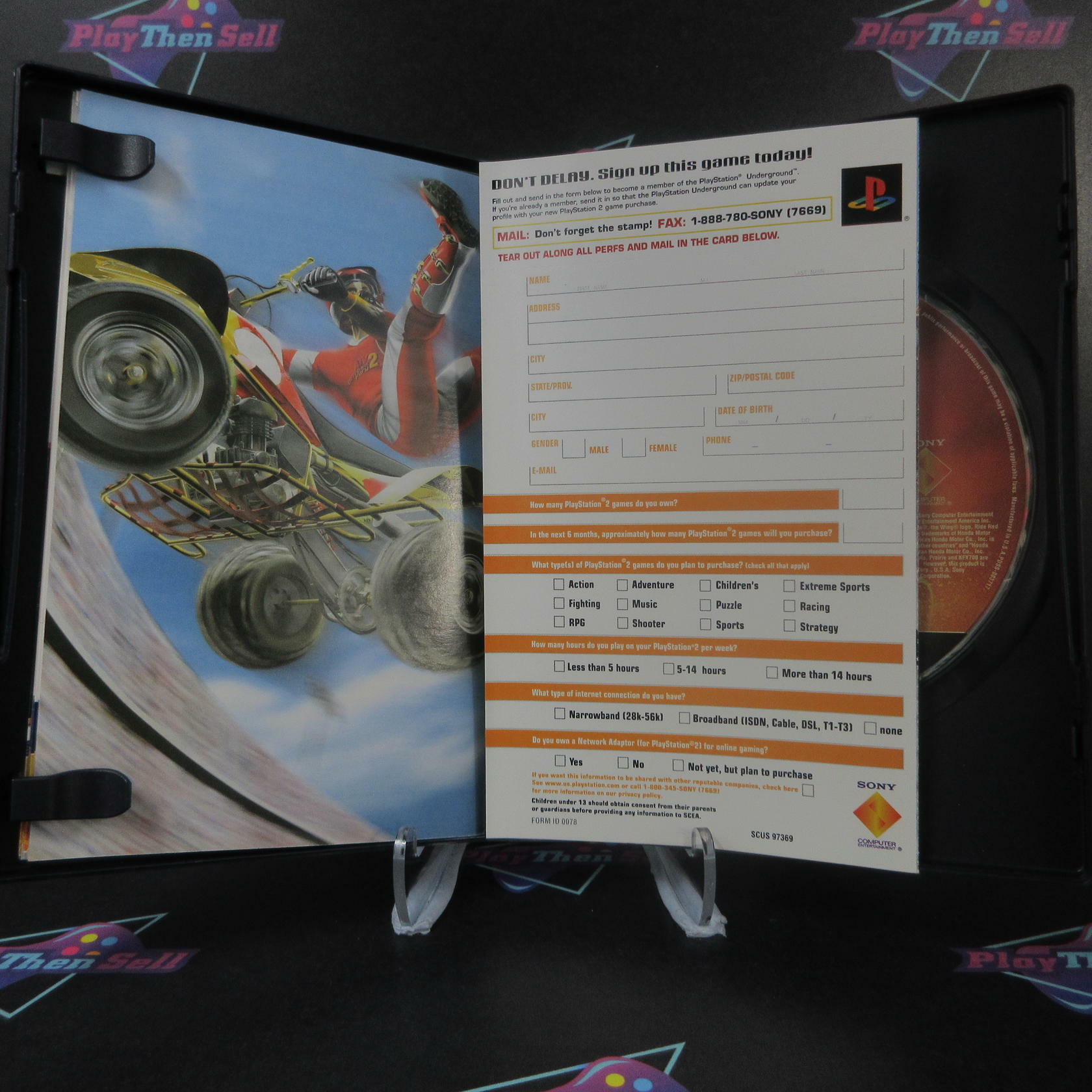 ATV Offroad Fury 2 + Reg Card PS2 PlayStation 2 DD Complete - Very Good