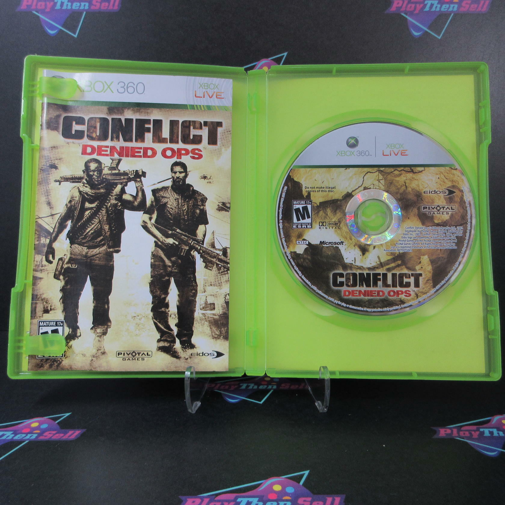 Conflict Denied Ops Xbox 360 AD Complete CIB - Very Good