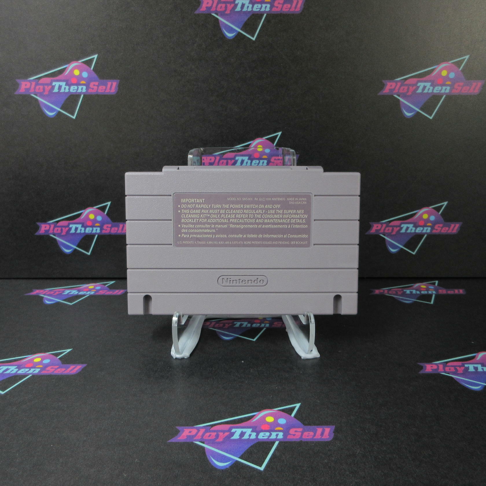 Super Play Action Football Nintendo SNES Cartridge Only Authentic / Tested - Very Good