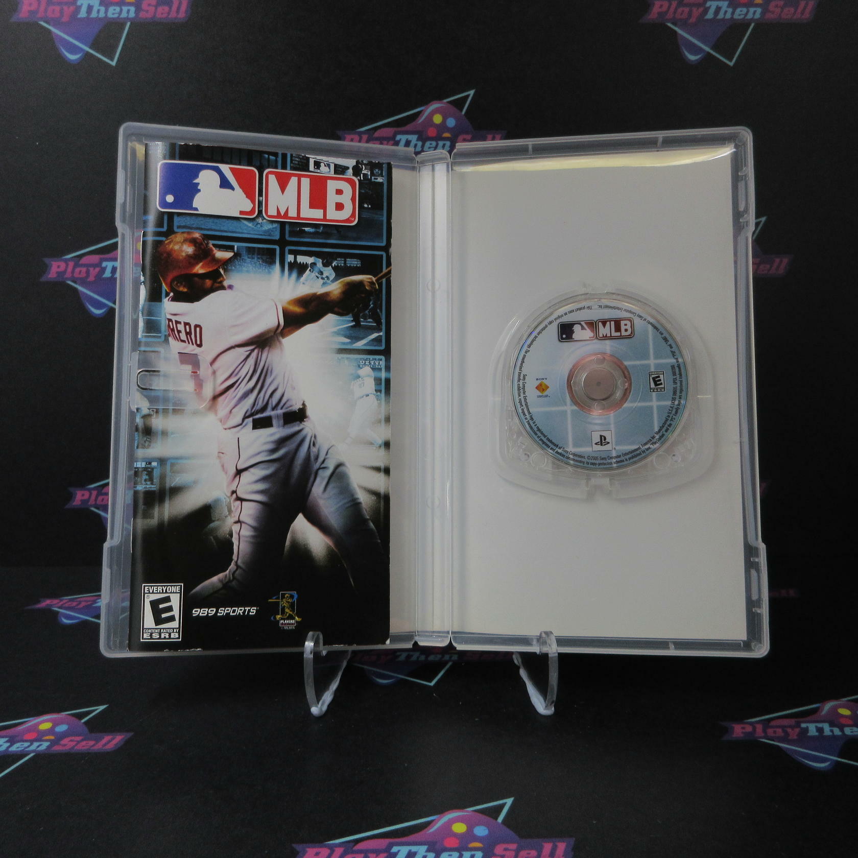 MLB 2005 Clear UMD Sony PSP AD Complete CIB - Very Good