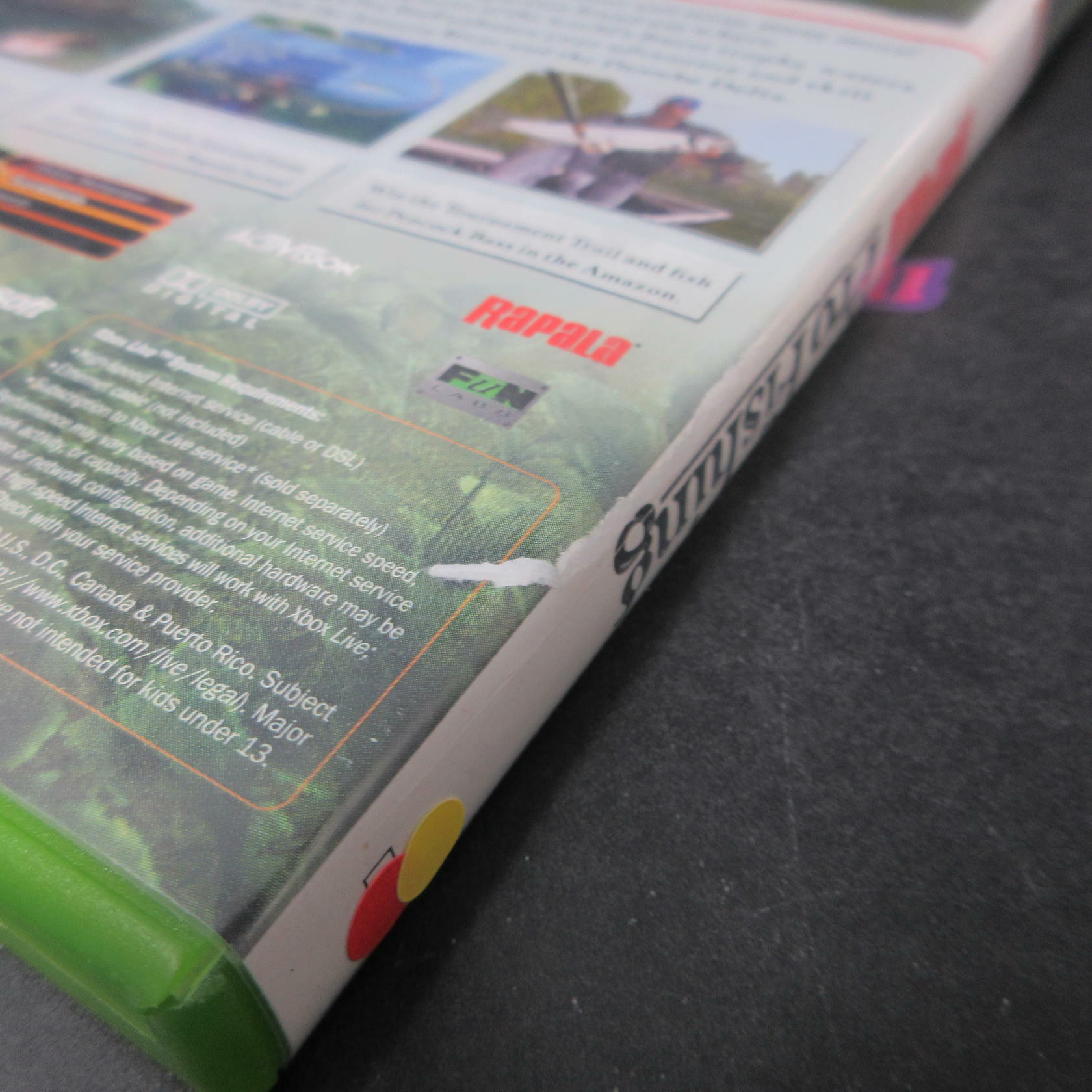 Rapalas Pro Fishing + Reg Card Xbox AD/MD Complete CIB - Very Good