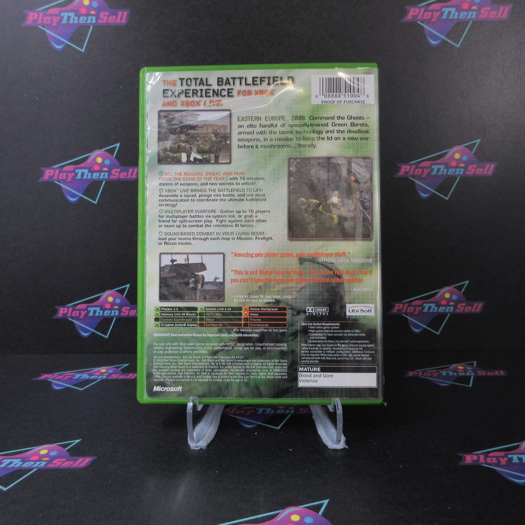 Tom Clancy's Ghost Recon Xbox - Very Good