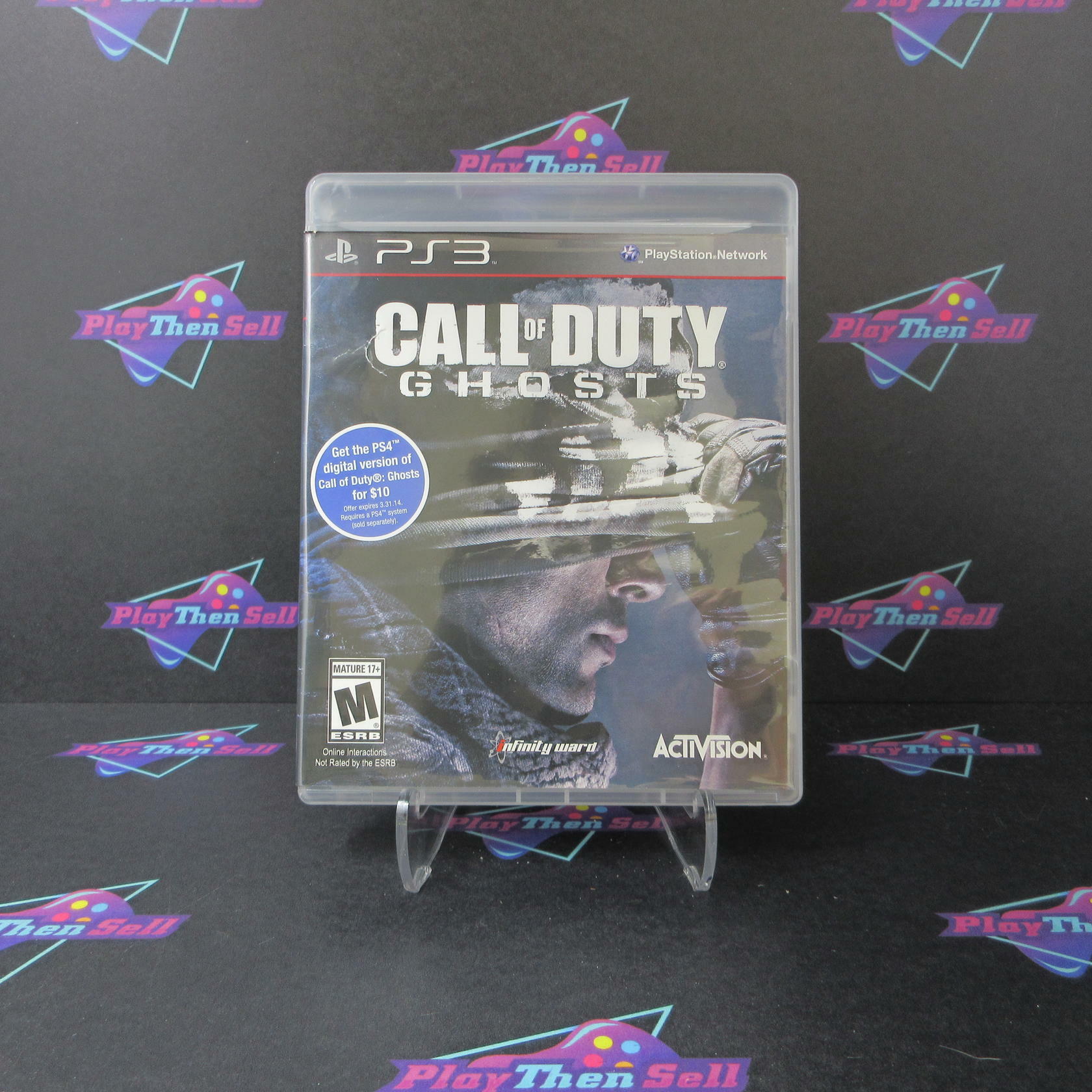 Call of Duty Ghosts PS3 PlayStation 3 AD/DD Complete CIB - Very Good