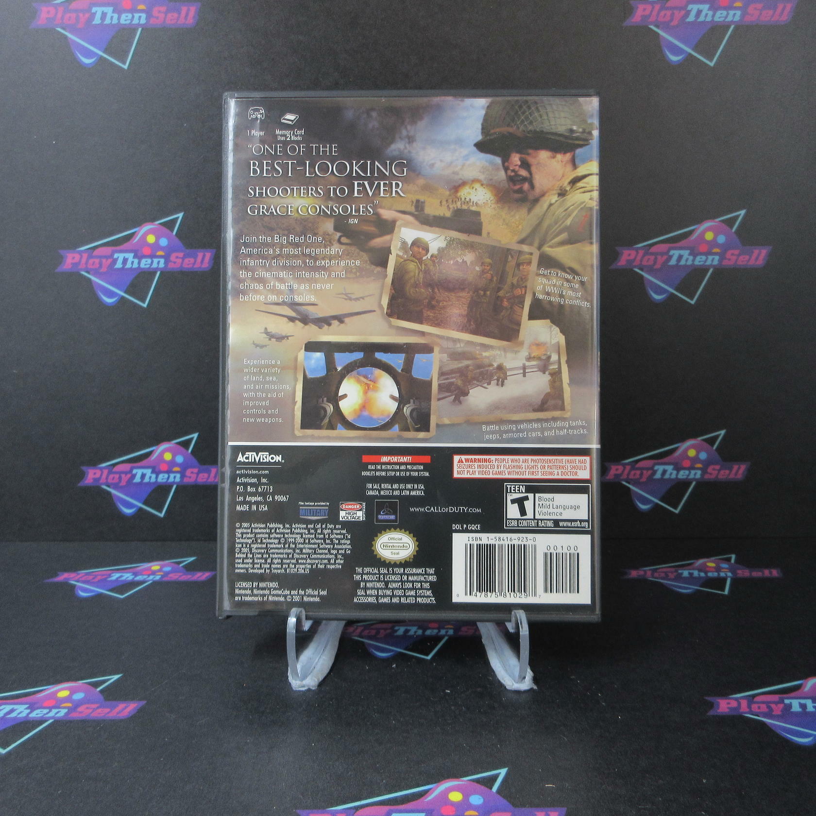 Call of Duty 2 Big Red One Nintendo Gamecube - Like New