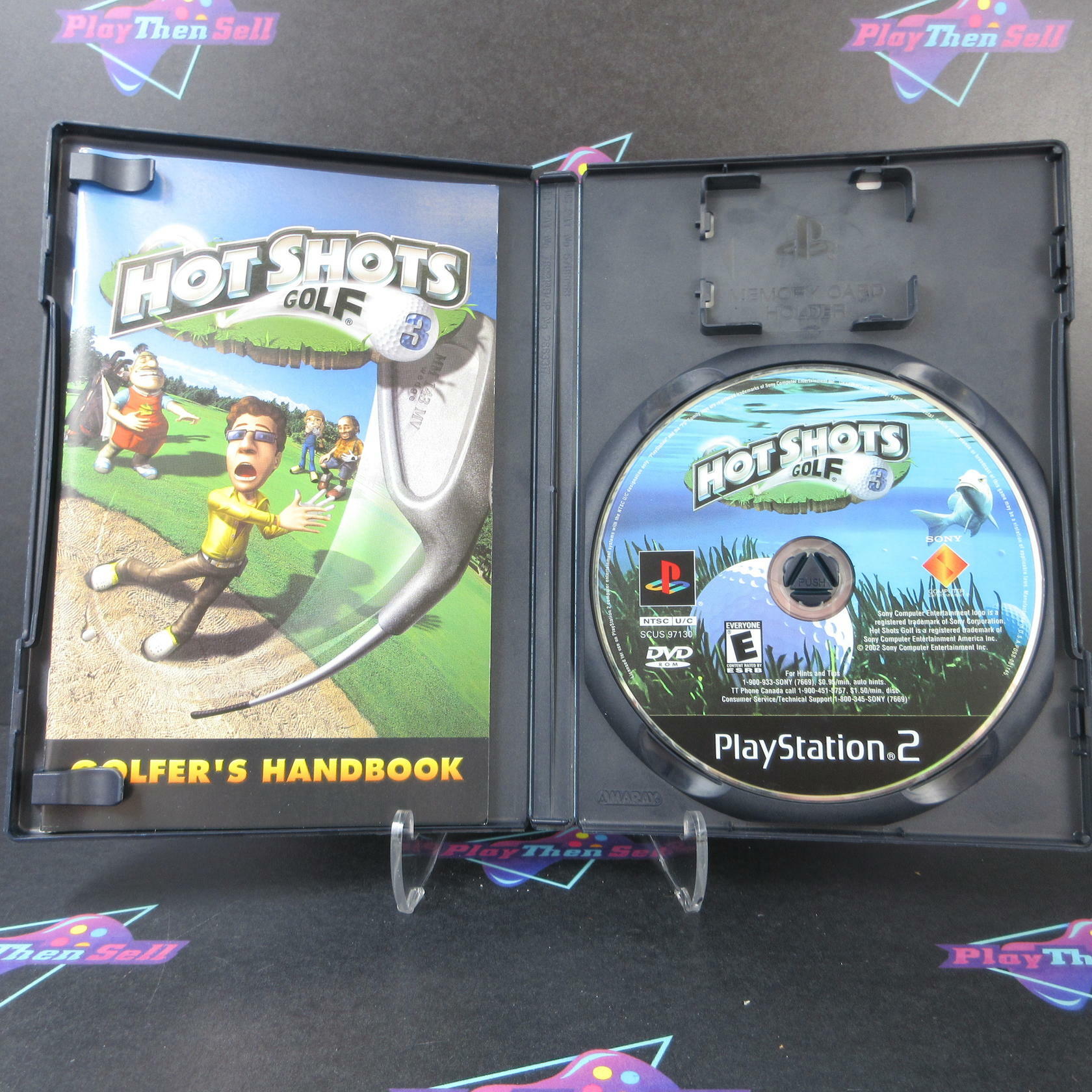 Hot Shots Golf 3 + Reg Card PS2 PlayStation 2 AD Complete CIB - Very Good