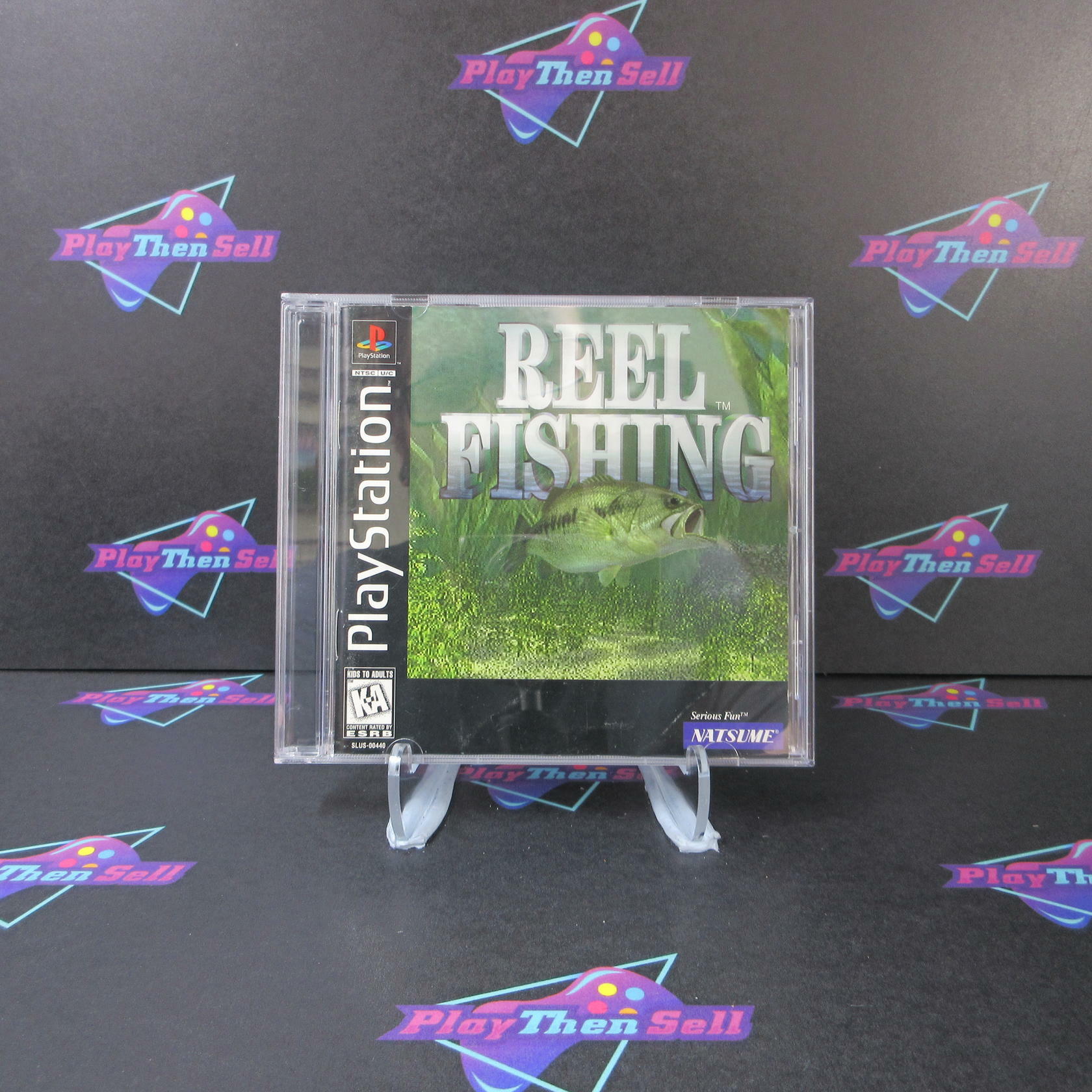 Reel Fishing PS1 PlayStation 1 No Art - Very Good