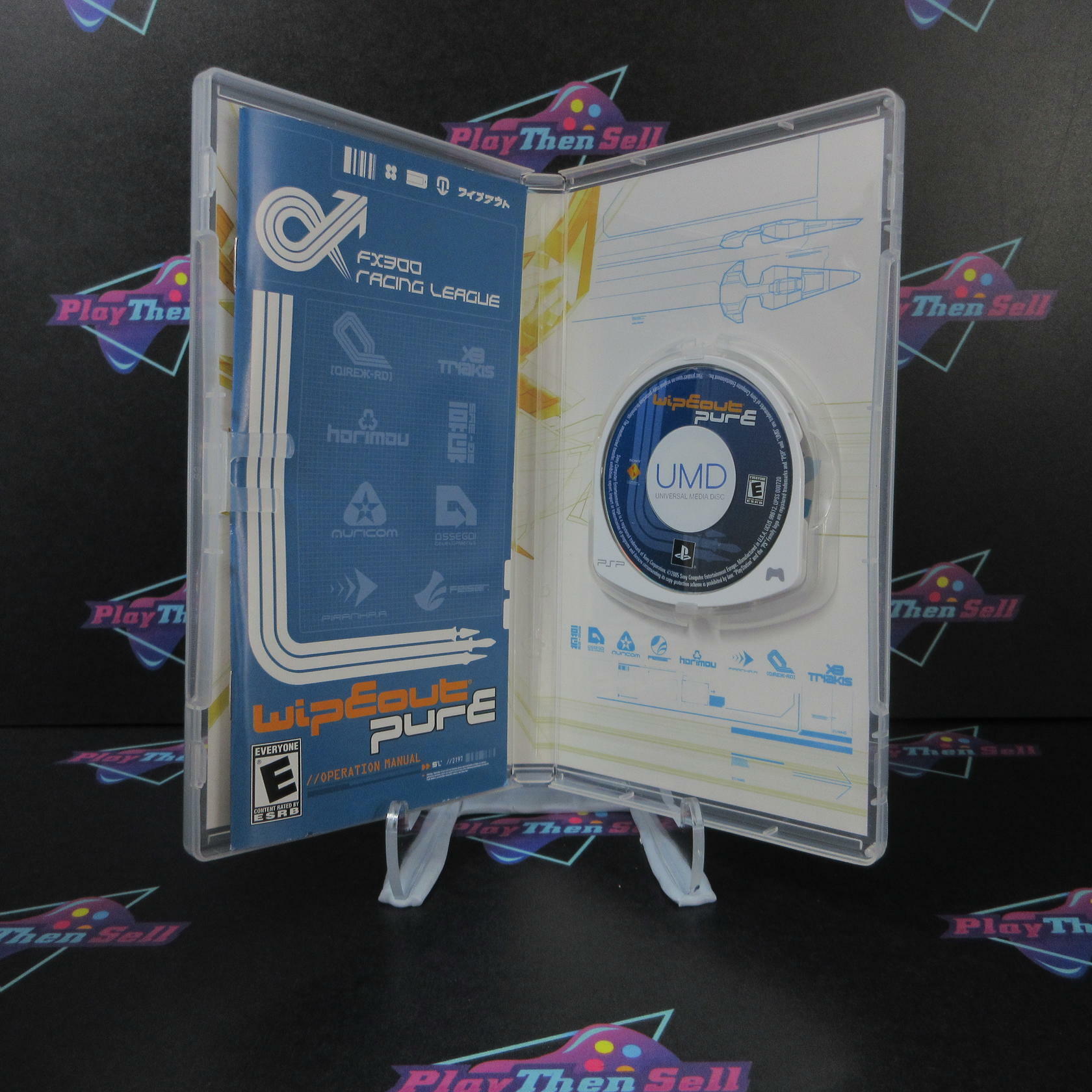 Wipeout Pure Sony PSP + Reg Card - Like New