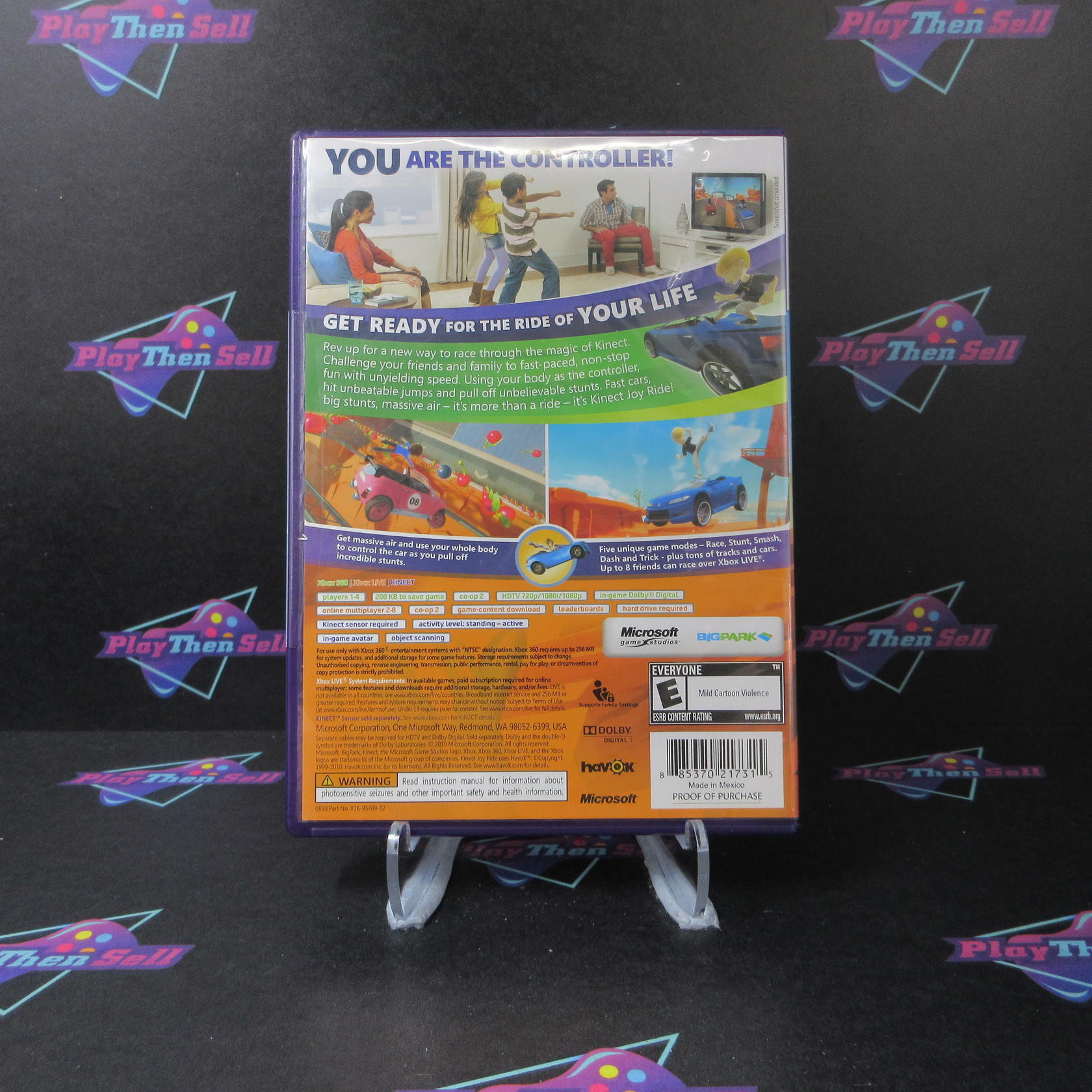Kinect Joy Ride Xbox 360 - Side Sealed - Like New