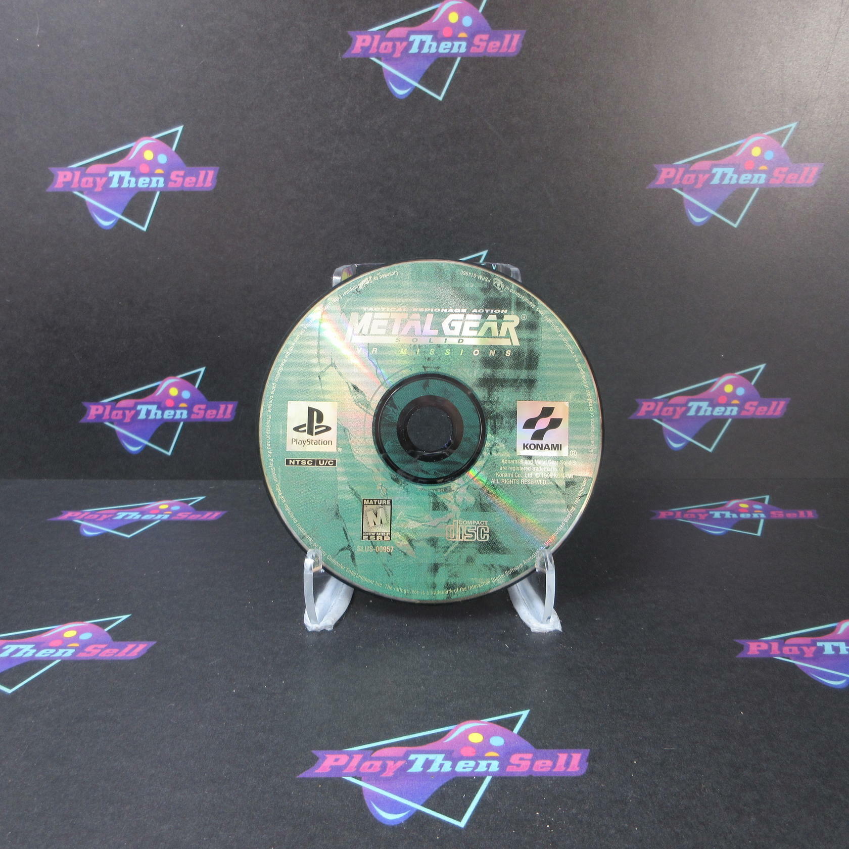 Metal Gear Solid VR Missions PS1 PlayStation 1 Disc Only - Very Good