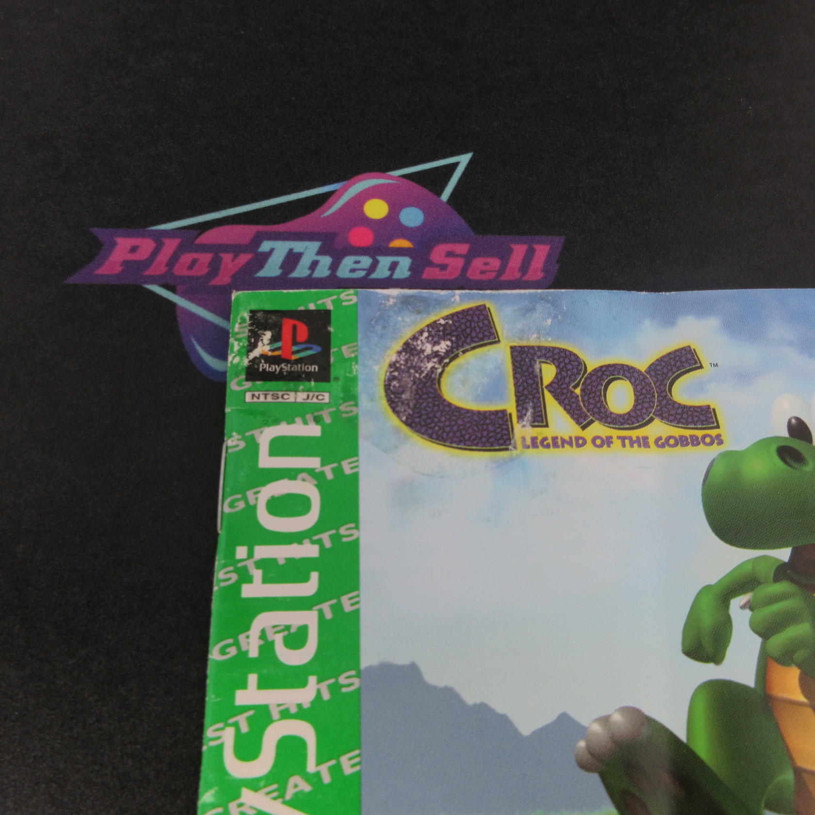 Croc Legend of the Gobbos GH + Reg Card PS1 PlayStation 1 AD - Very Good