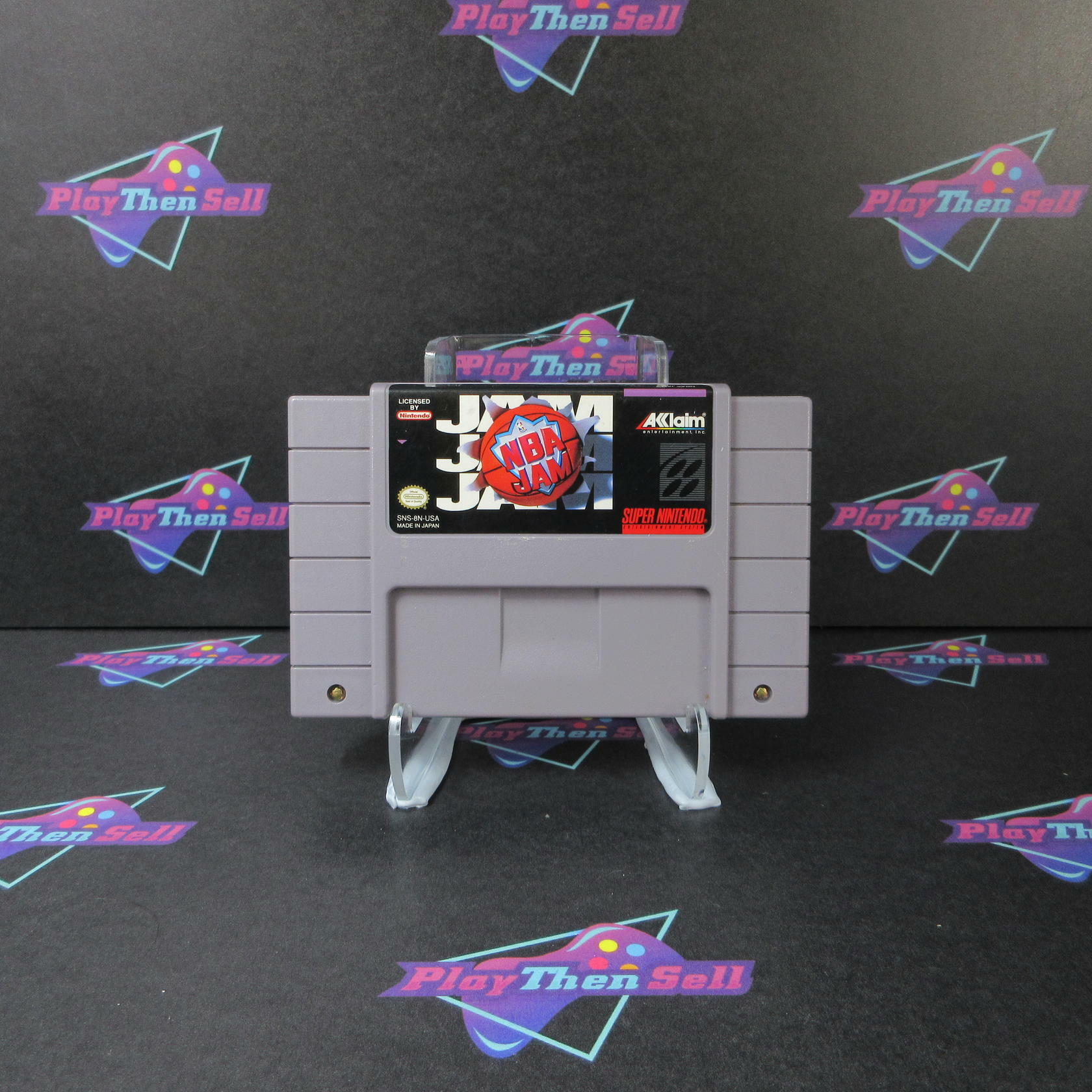 NBA Jam Nintendo SNES Cartridge Only Authentic / Tested - Very Good