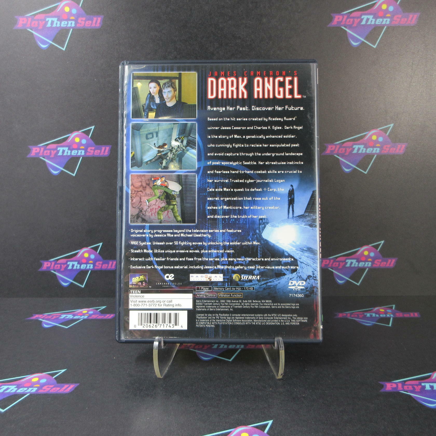 Dark Angel PS2 PlayStation 2 - Very Good