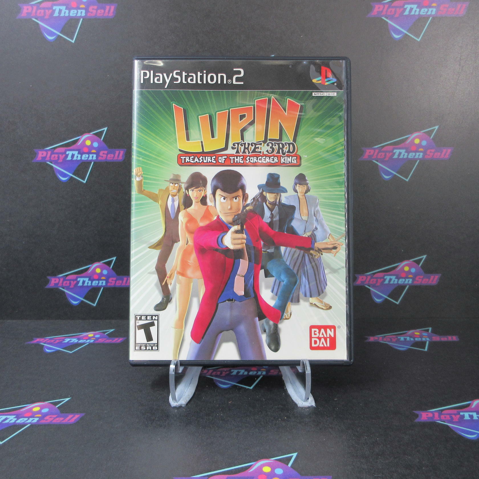 Lupin the Third Treasure of the Sorcerer King PS2 PlayStation 2 - Like New