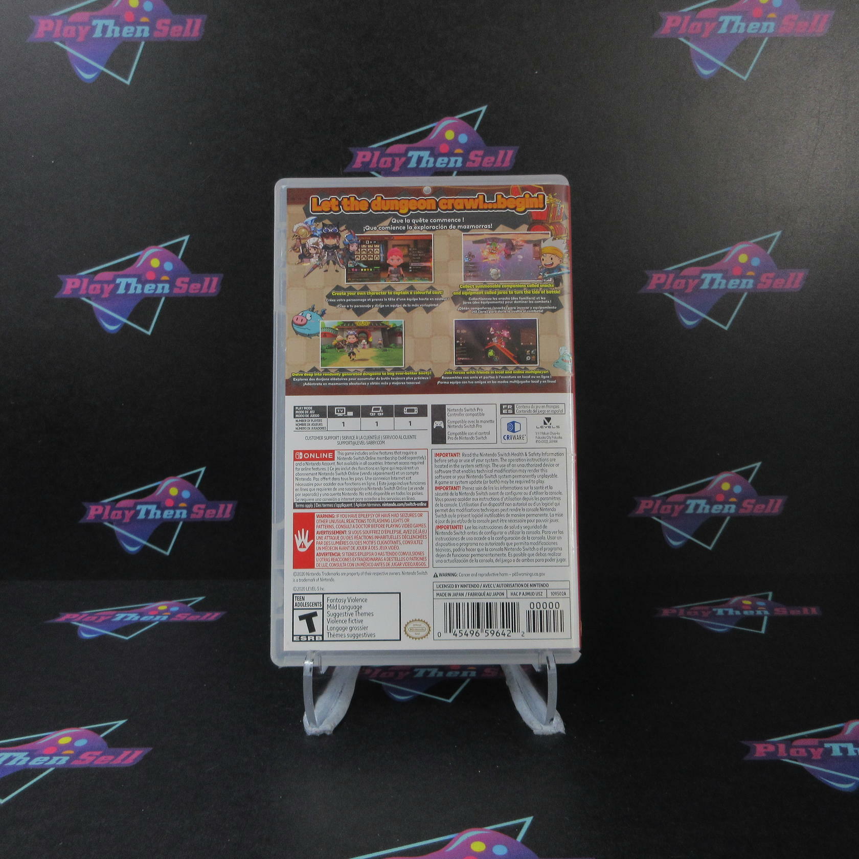 Snack World The Dungeon Crawl Gold Nintendo Switch - Like New