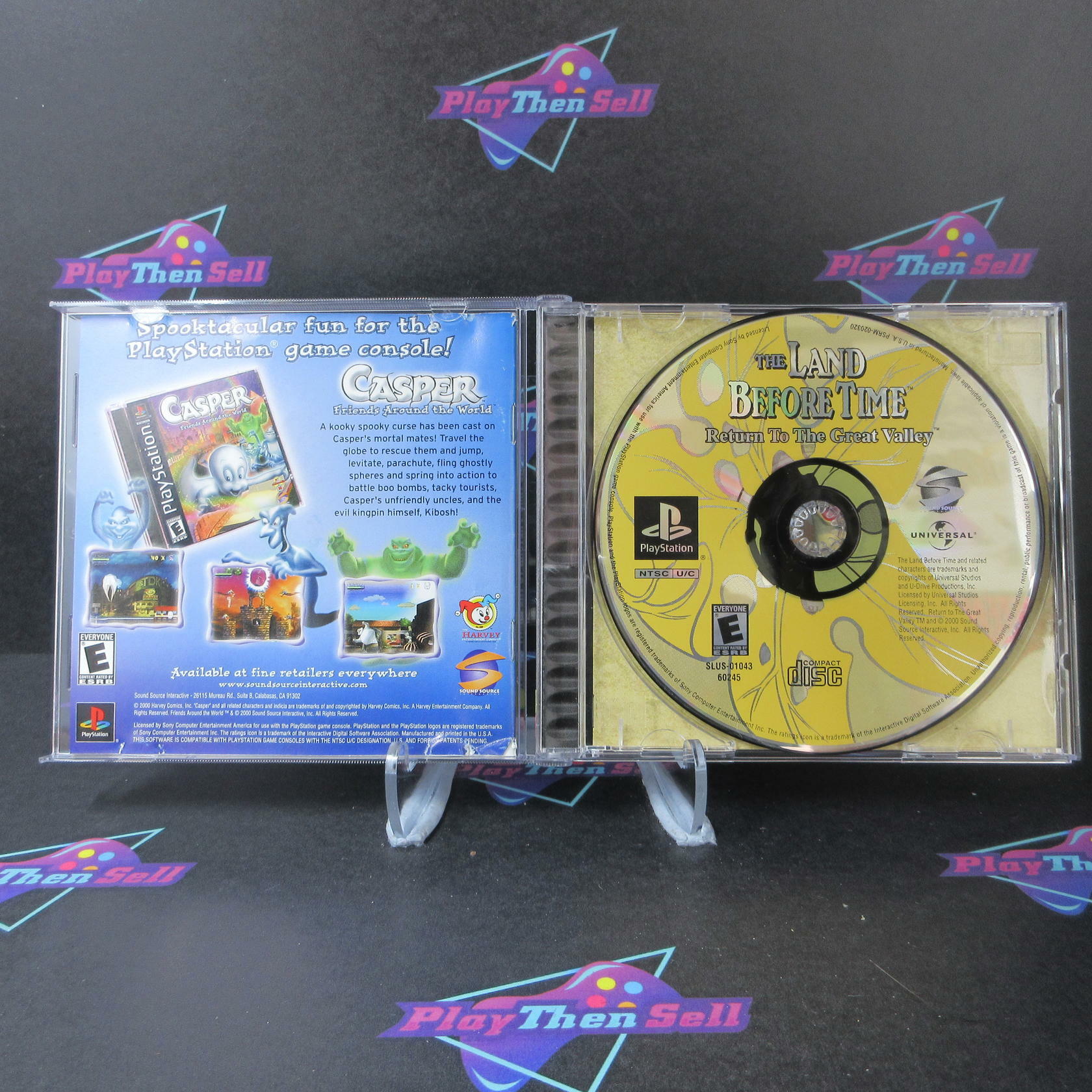 The Land Before Time Return to the Great Valley + Reg Card PS1 PlayStation 1 MD - Very Good