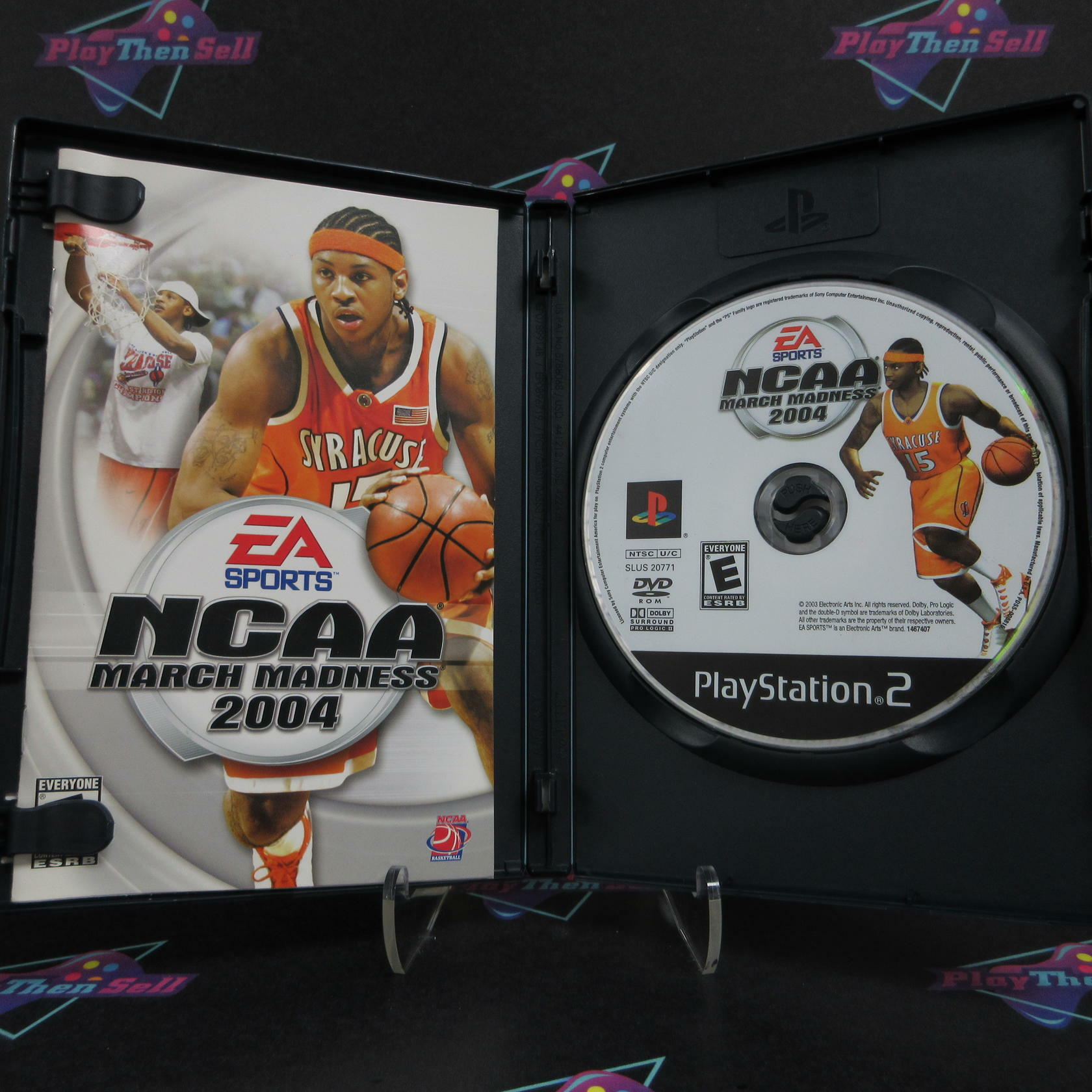 NCAA March Madness 2004 PS2 PlayStation 2 AD Complete CIB - Very Good