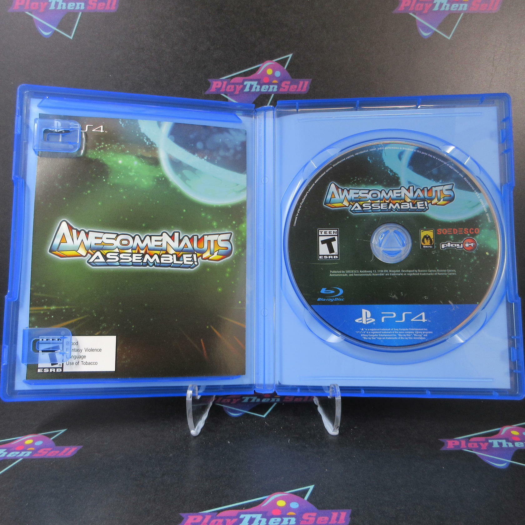 Awesomenauts Assemble - PS4 PlayStation 4 DD Complete CIB - Very Good