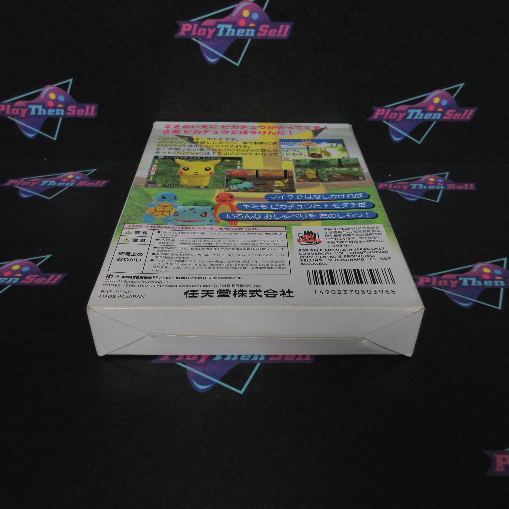 Pikachu Genki Dechu Hey You Pikachu N64 Nintendo 64 AD - Very Good