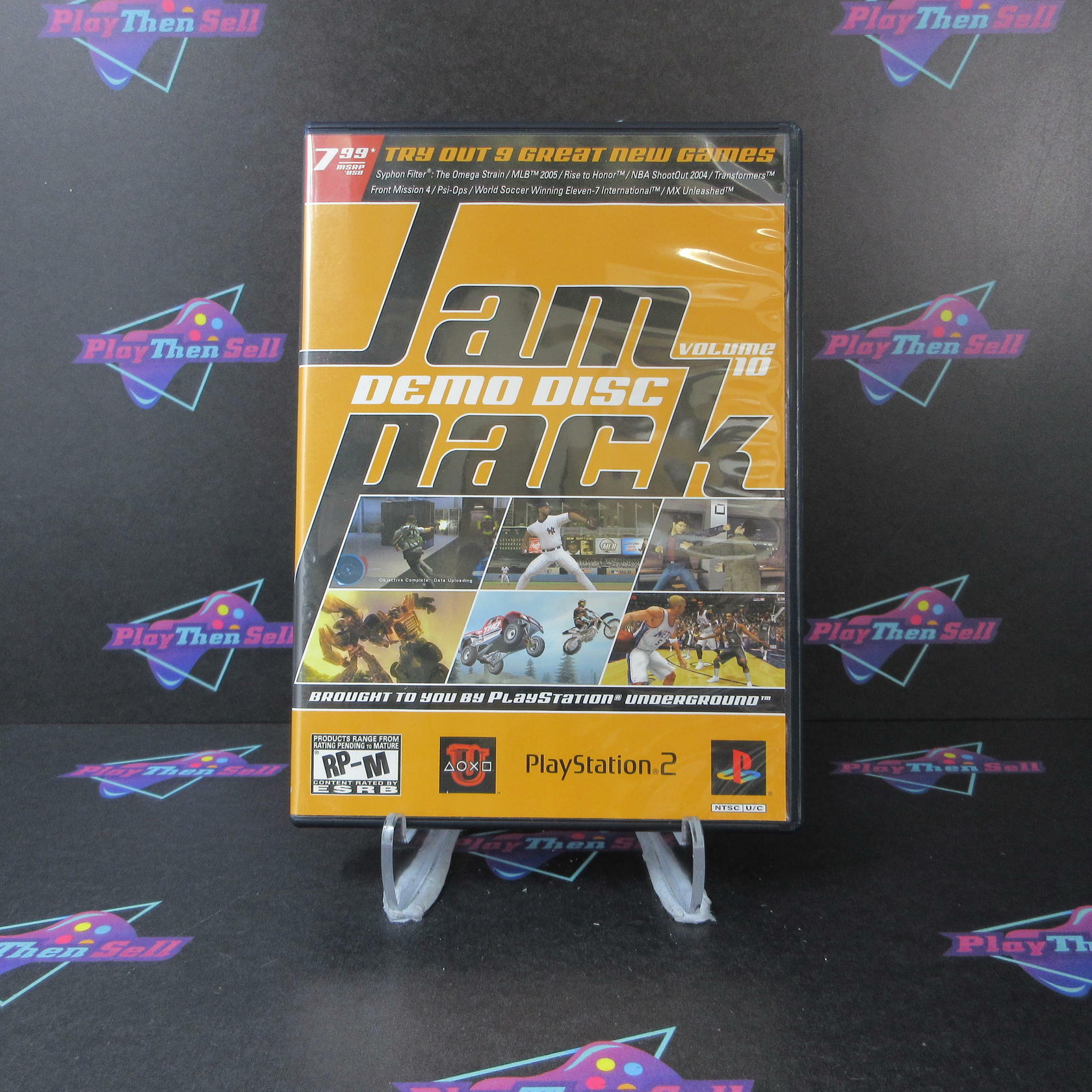Jampack Demo Disc Volume 10 PS2 PlayStation 2 - Like New