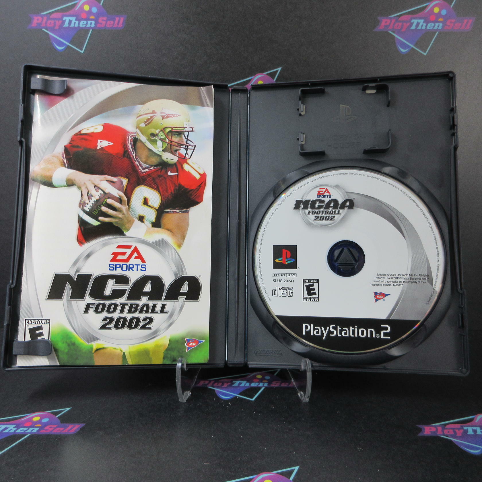 NCAA Football + Reg Card 2002 PS2 PlayStation 2 AD Complete CIB - Very Good