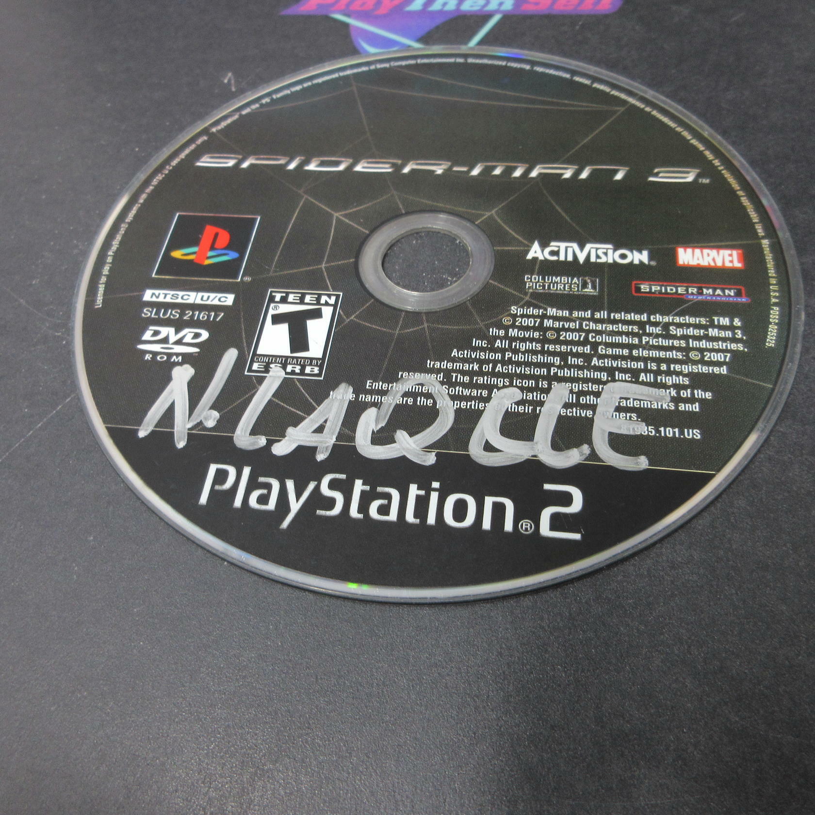 Spider-Man 3 PS2 PlayStation 2 AD/DD Complete CIB - Very Good