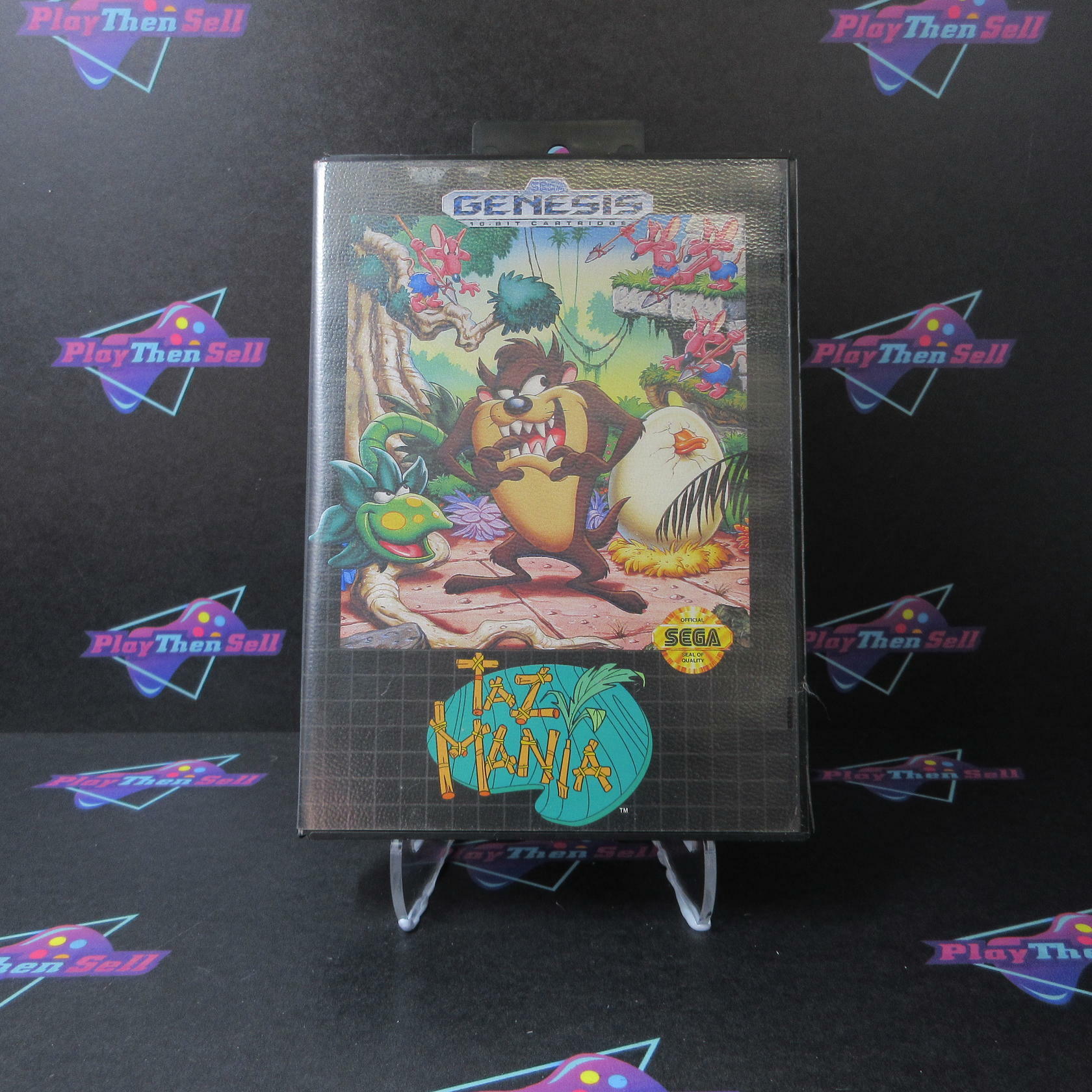 TazMania - Sega Genesis Boxed Complete CIB - Very Good