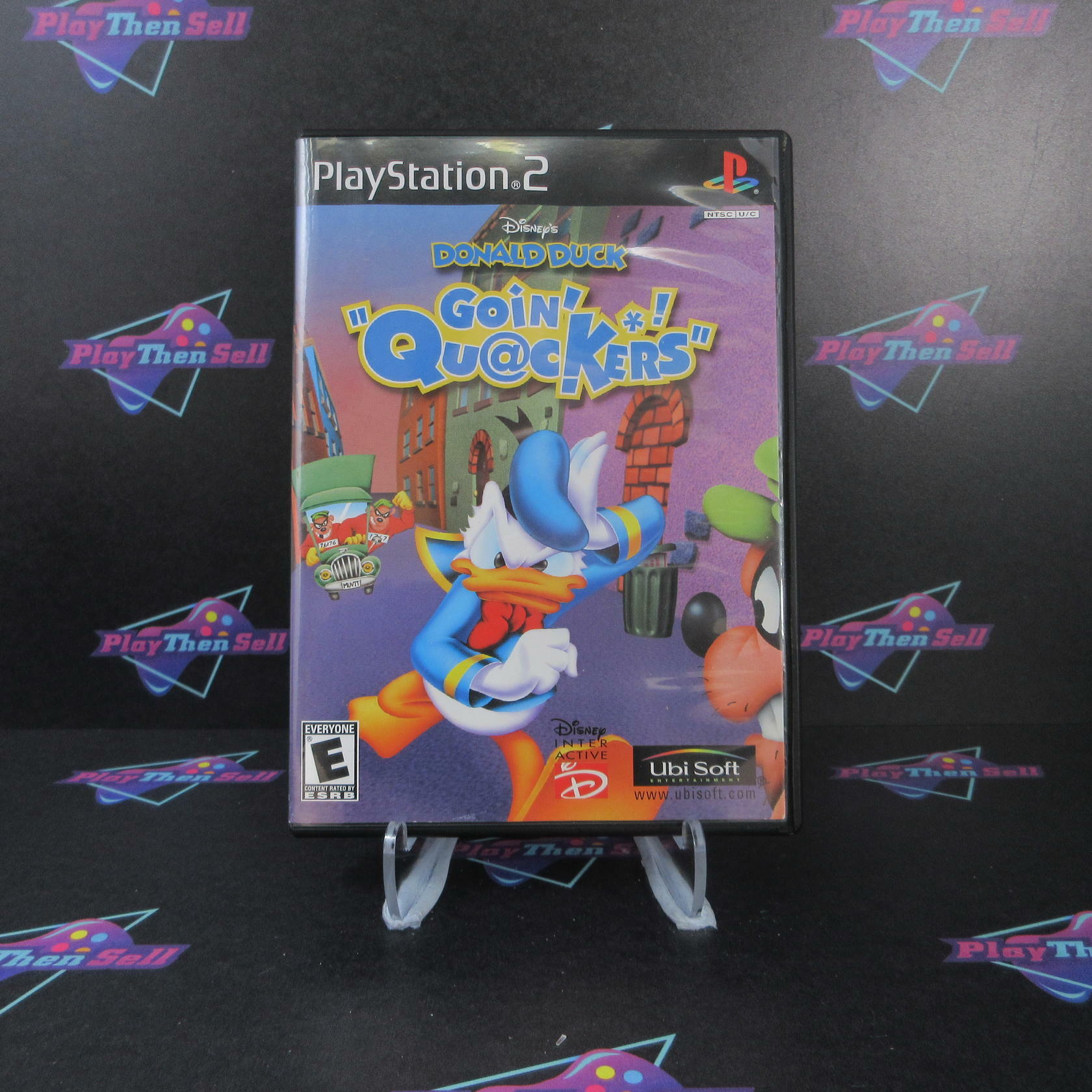 Donald Duck Goin' Quackers PS2 PlayStation 2 + Reg Card - Like New