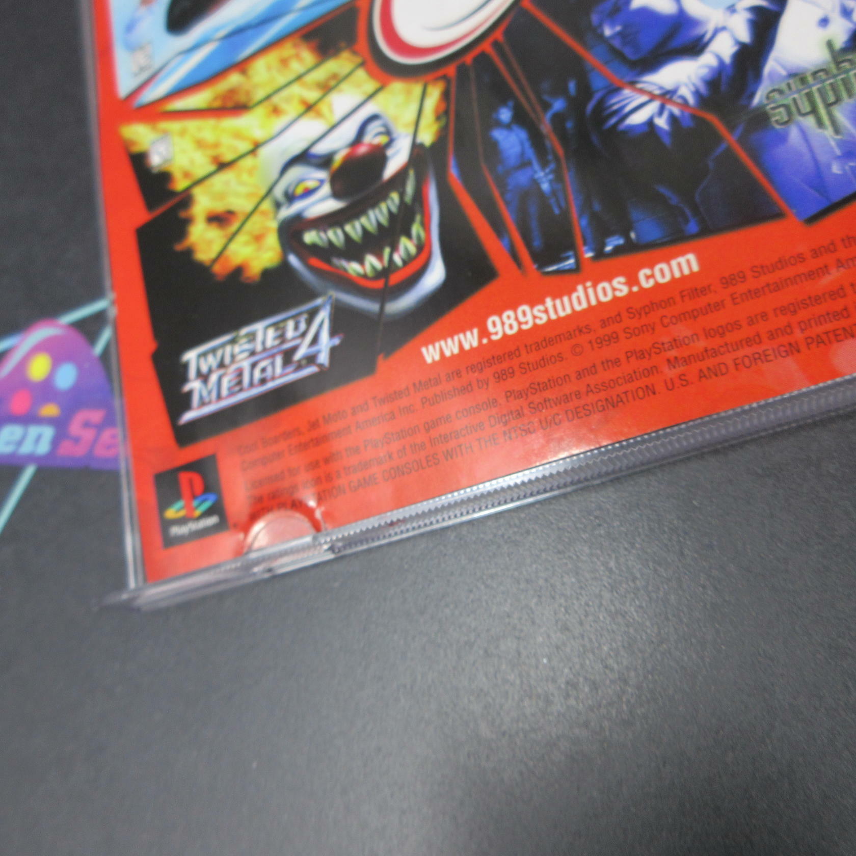 Twisted Metal 4 + Reg Card PS1 PlayStation 1 MD Complete - Very Good