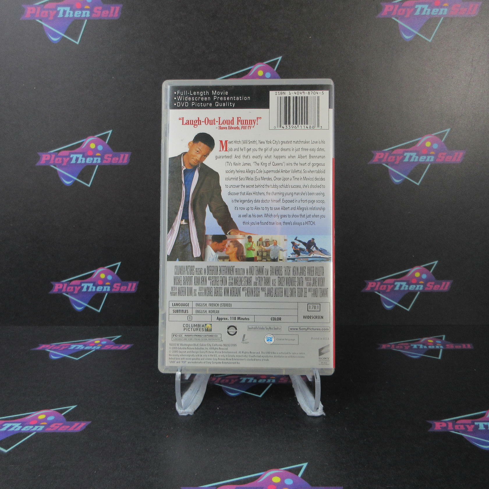 Hitch Sony PSP Clear UMD - Like New