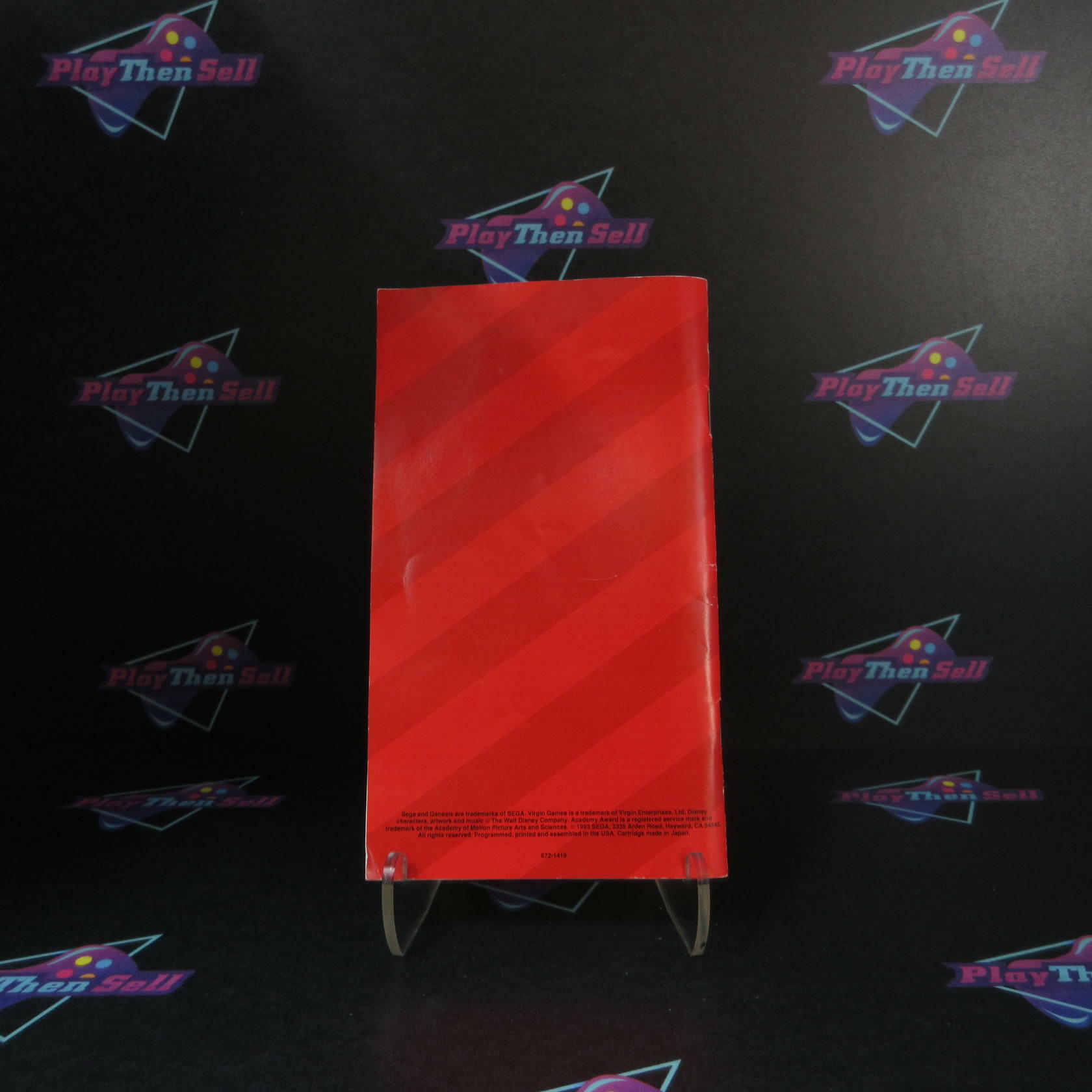 Disney's Aladdin Sega Genesis Boxed Complete CIB - Very Good