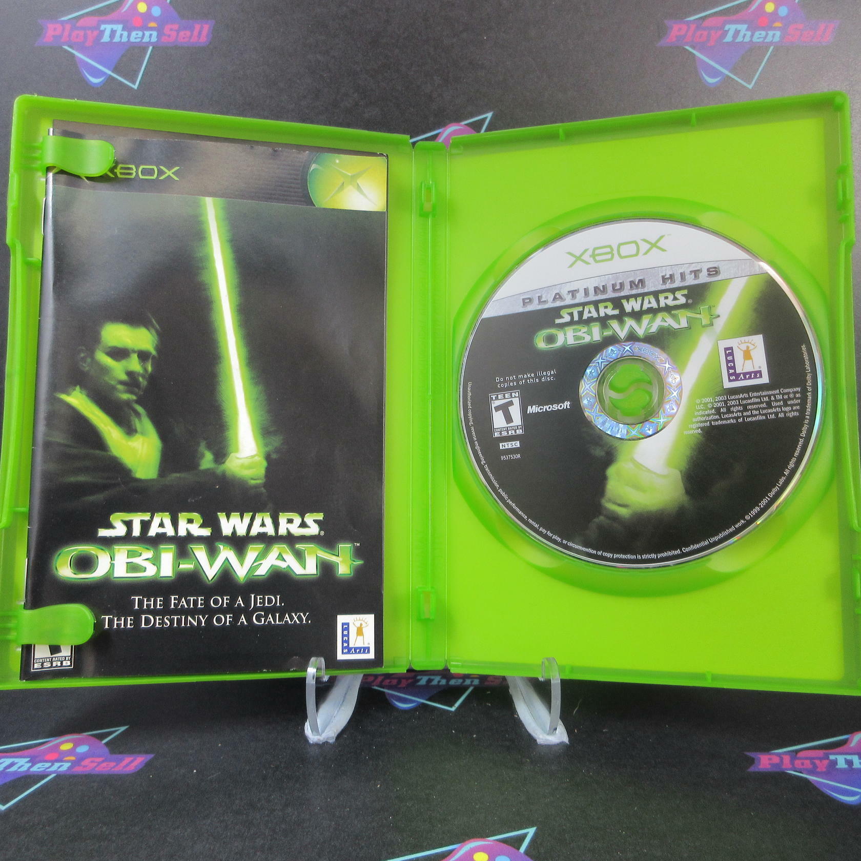 Star Wars Obi-Wan PH Xbox + Reg Card - Like New