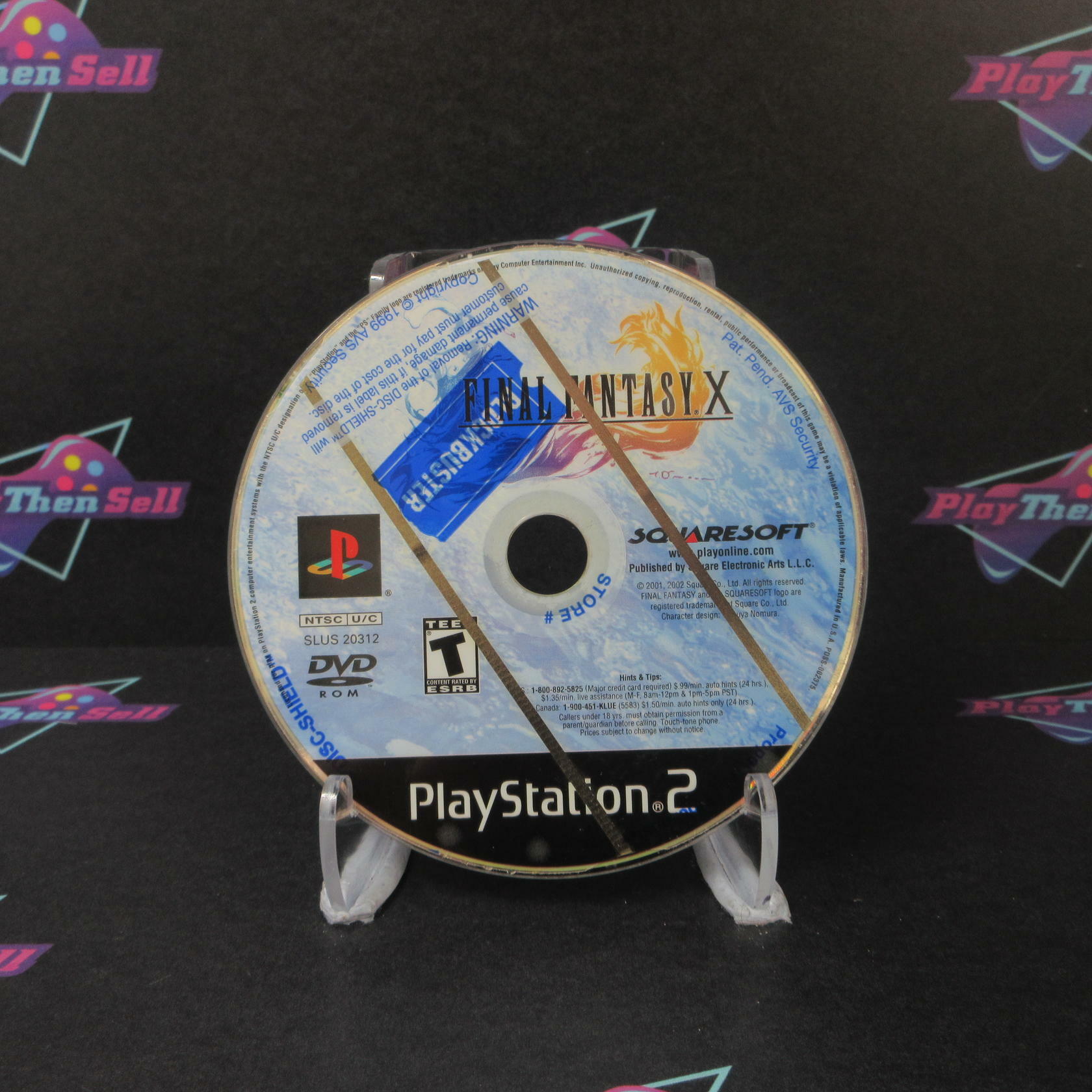 Final Fantasy X PS2 PlayStation 2 DD/NM - Very Good