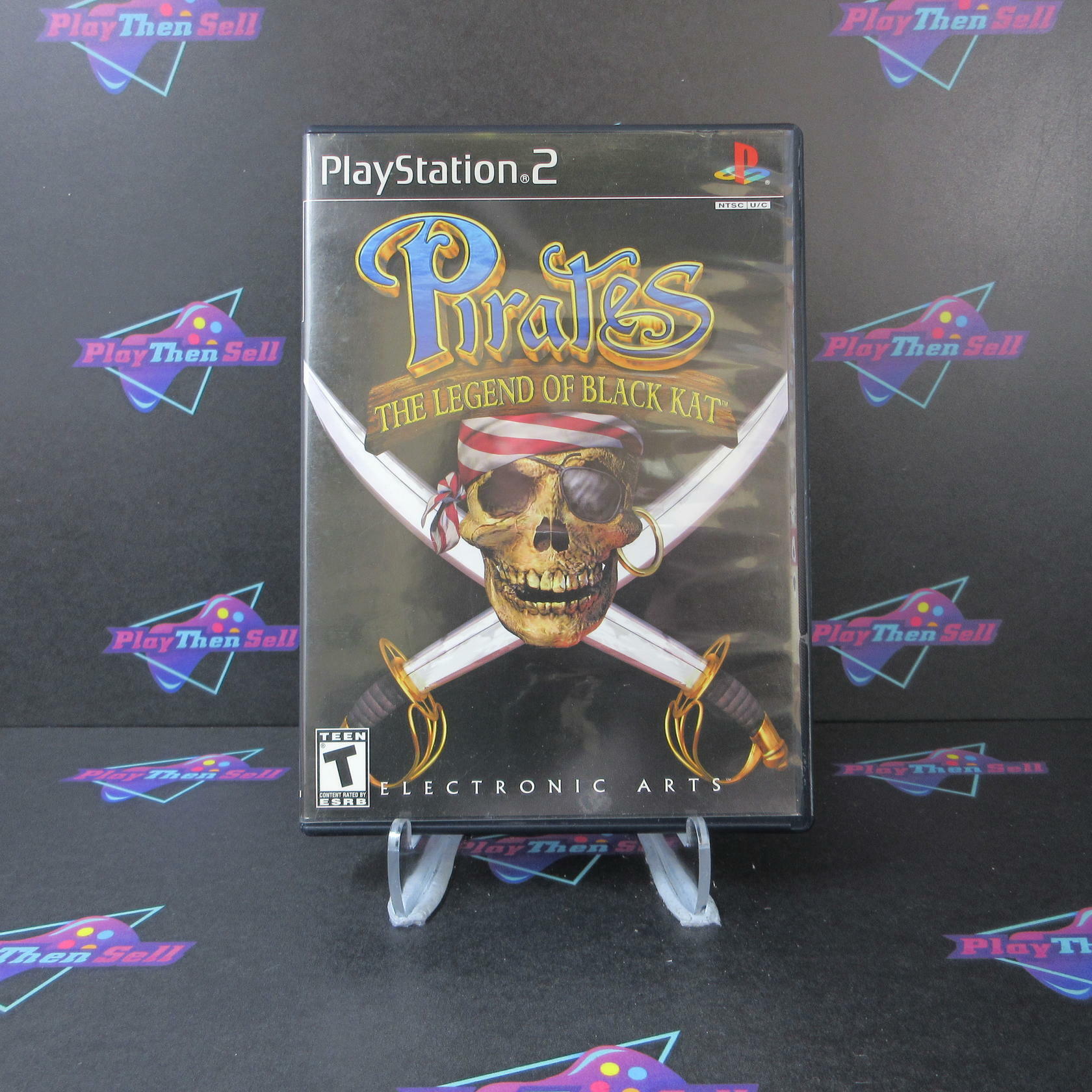 Pirates The Legend of Black Kat + Reg Card PS2 PlayStation 2 AD/MD Complete CIB - Very Good