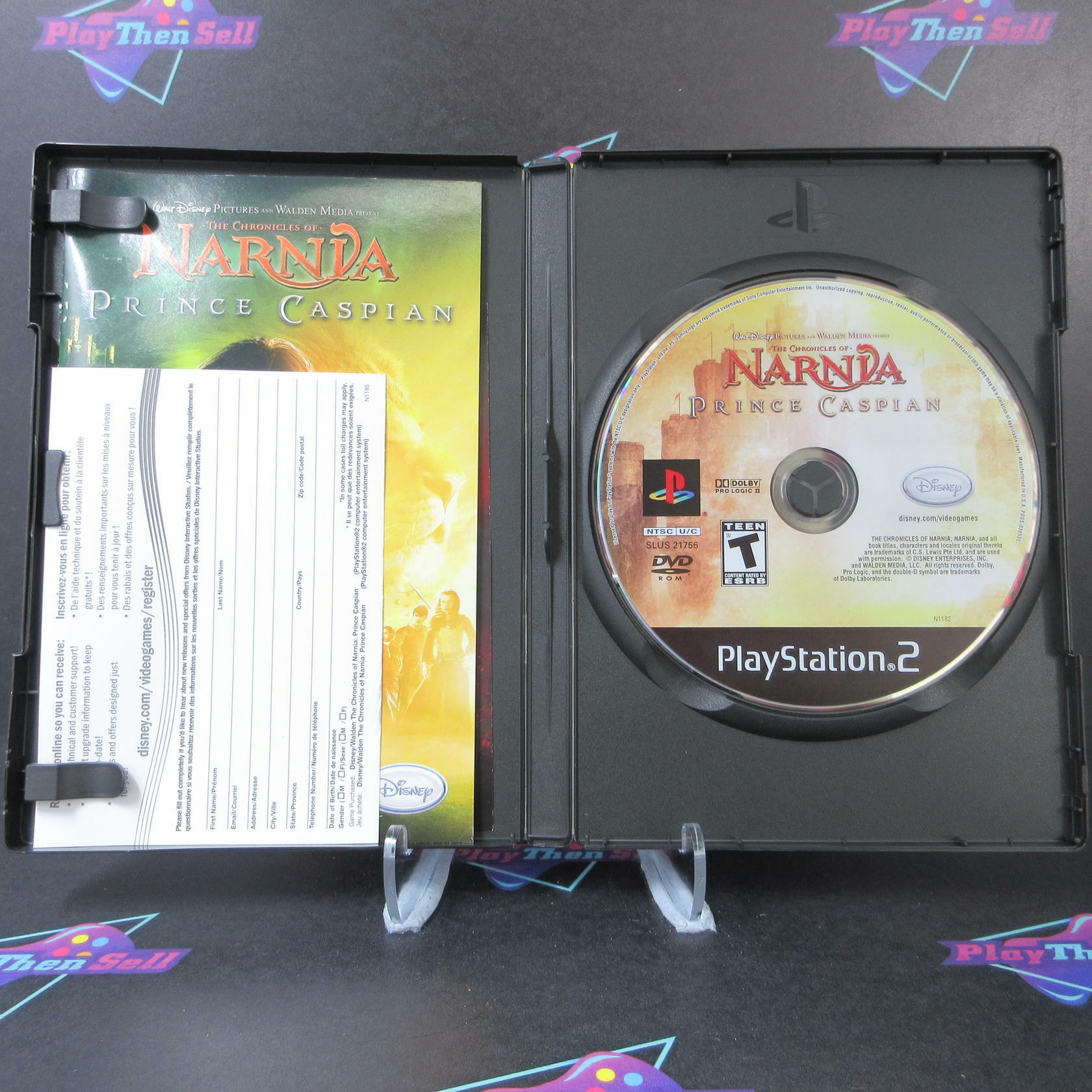 The Chronicles of Narnia Prince Caspian PS2 PlayStation 2 + Reg Card - Like New