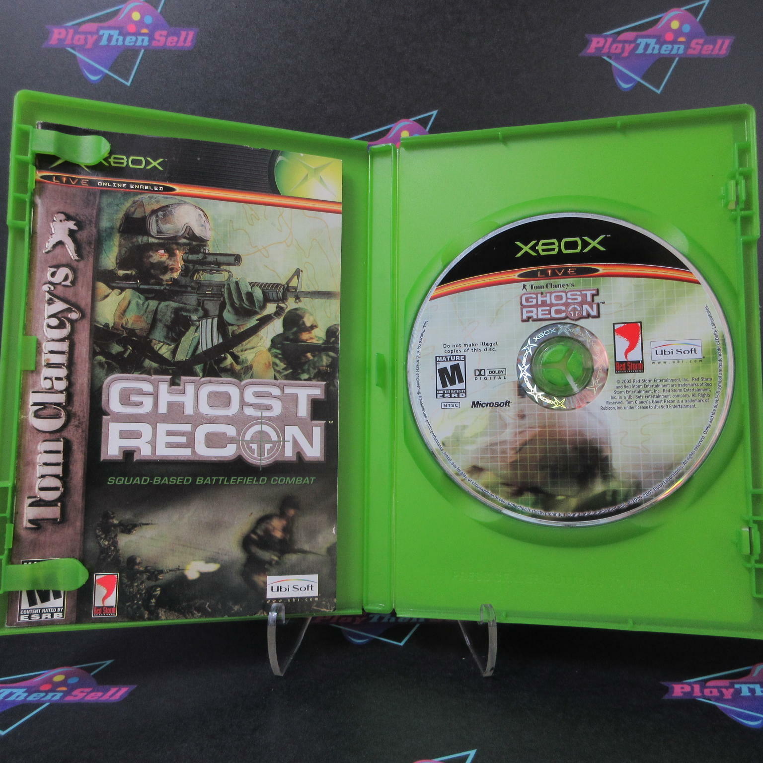 Tom Clancy's Ghost Recon + Reg Card Xbox AD Complete - Very Good