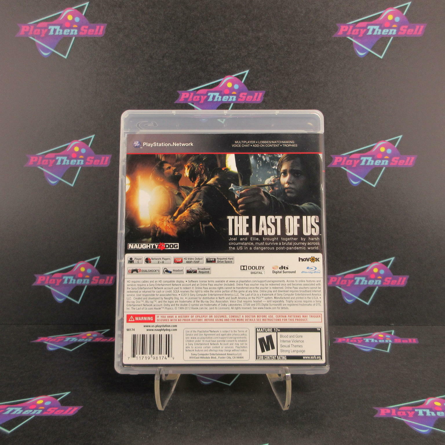The Last of Us PS3 PlayStation 3 - Very Good