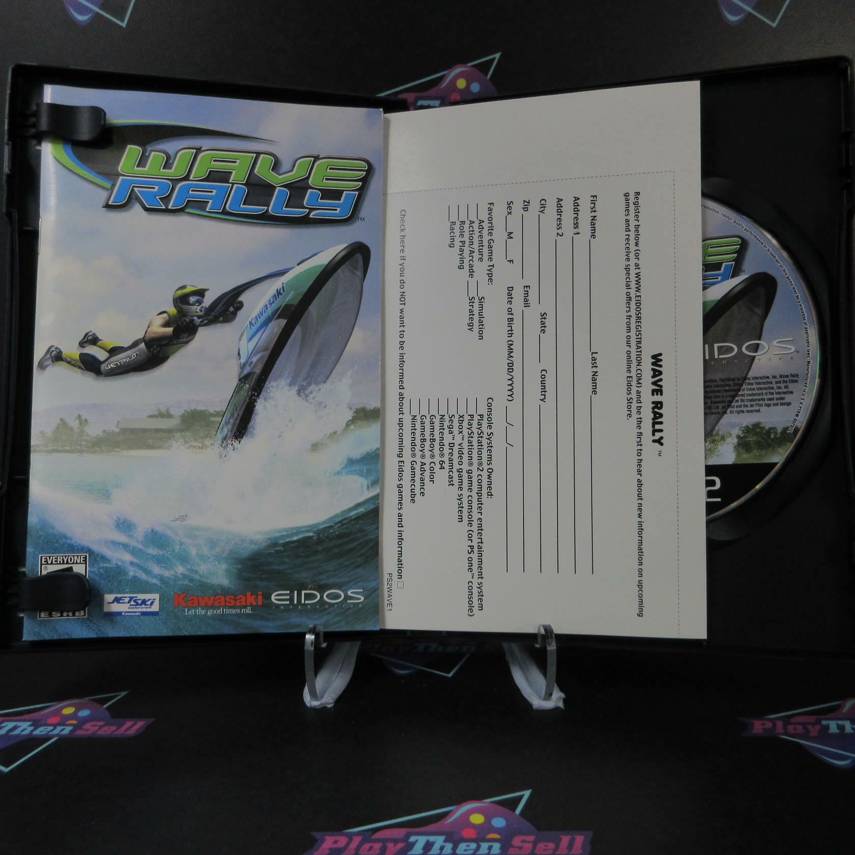 Wave Rally PS2 PlayStation 2 + Reg Card - Like New