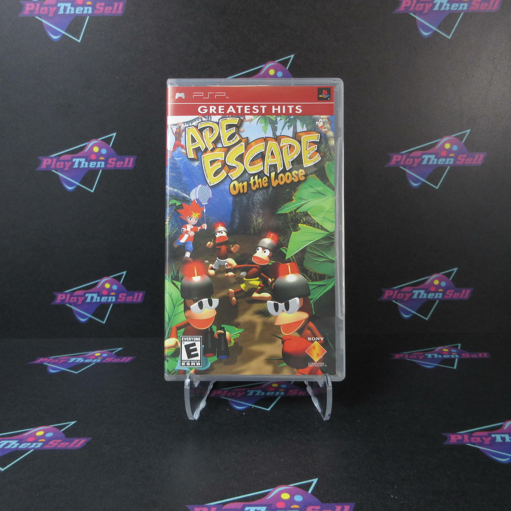 Ape Escape On The Loose Greatest Hits Clear UMD Sony PSP - Like New