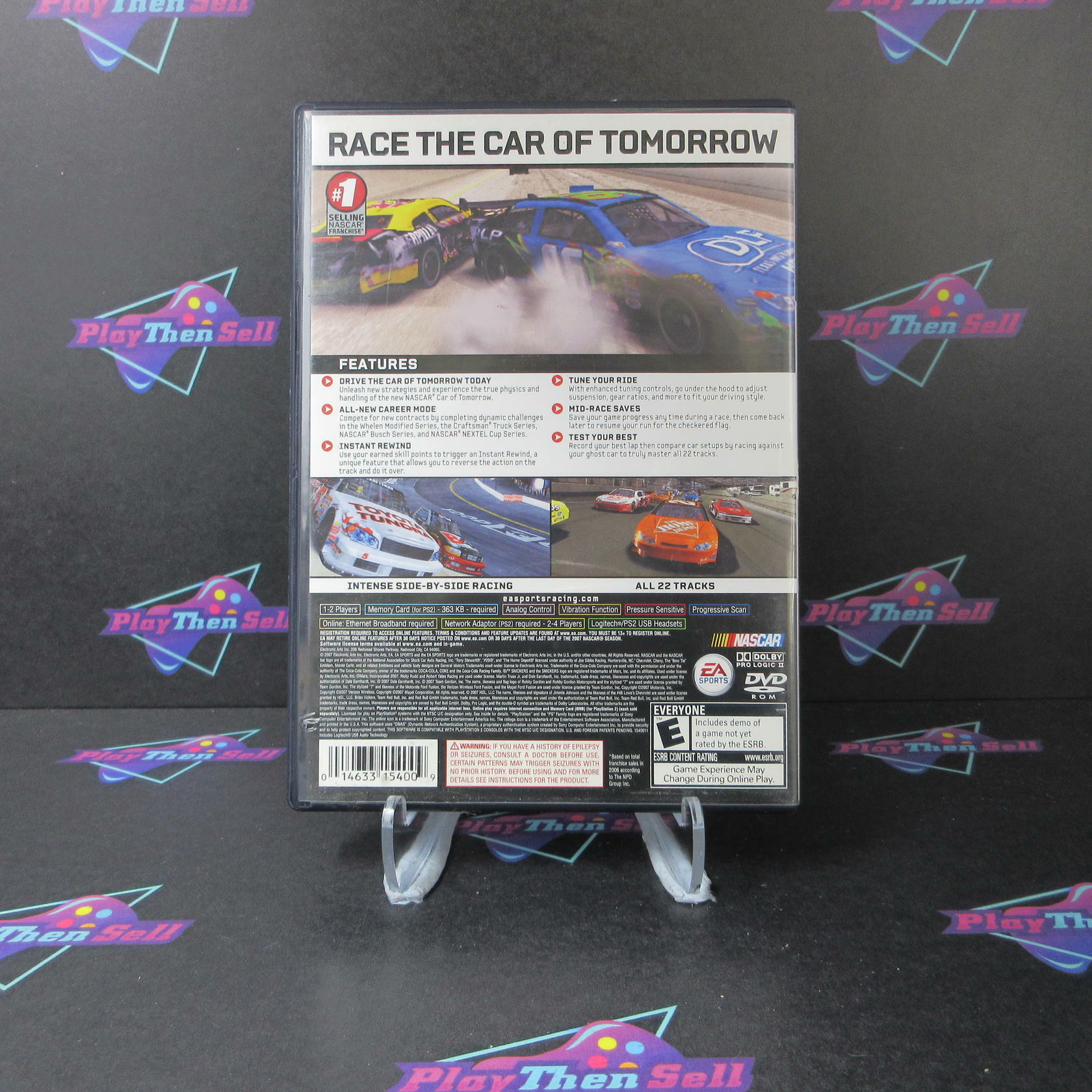 NASCAR 08 PS2 PlayStation 2 AD/DD Complete CIB - Very Good