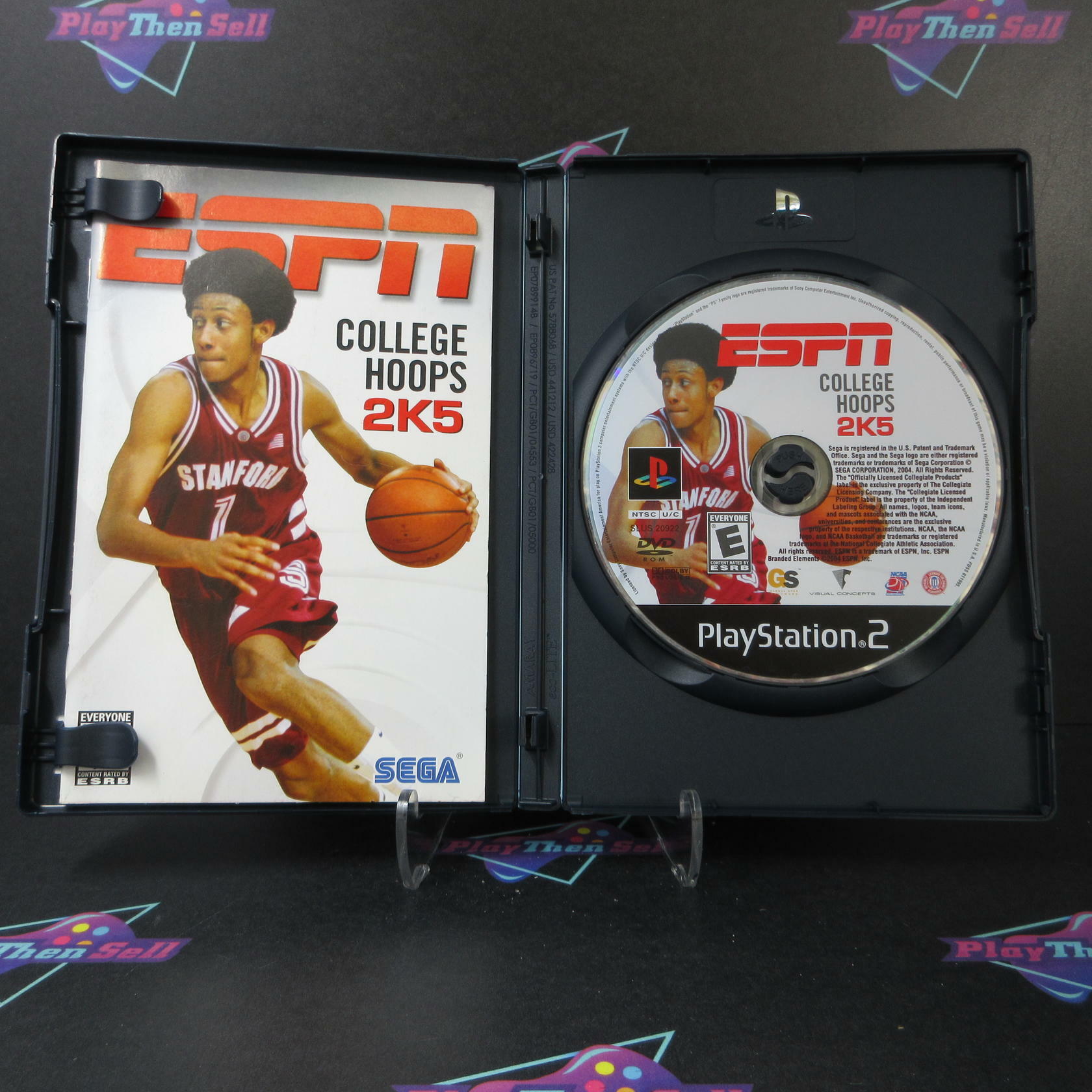 ESPN College Hoops 2K5 PS2 PlayStation 2 AD Complete CIB - Very Good