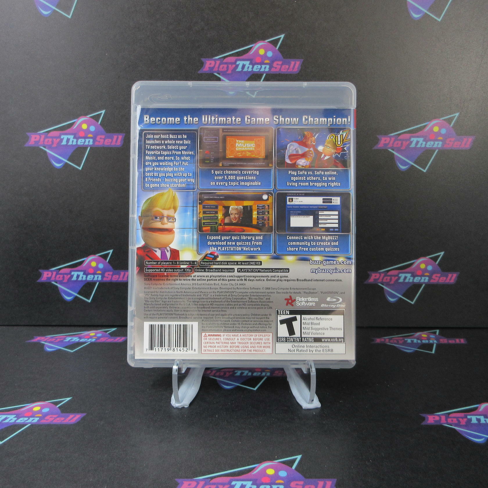 Buzz! Quiz TV - PS3 PlayStation 3 Software Only - Very Good