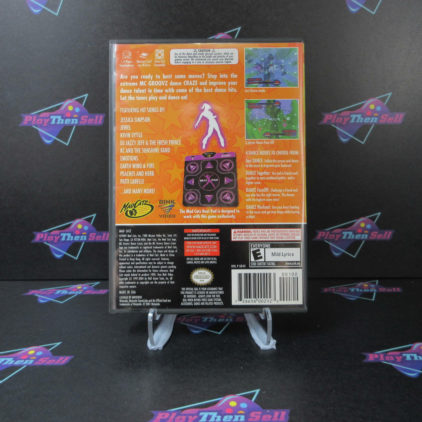 MC Groovz Dance Craze Nintendo GameCube - Like New