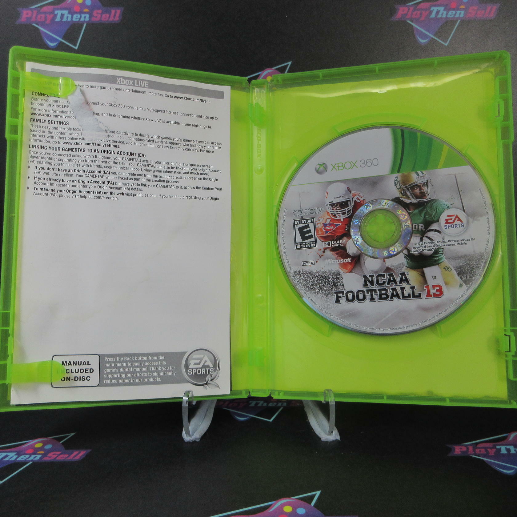 NCAA Football 13 Xbox 360 AD/MD Complete CIB - Very Good