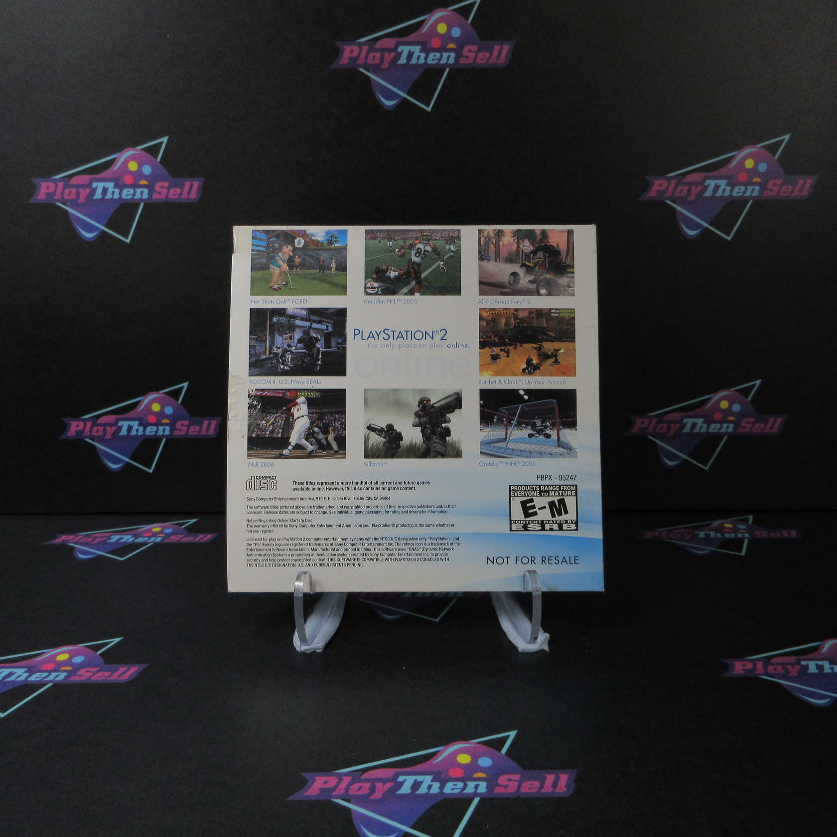 PlayStation 2 Online Start Up Disc V 3.5 PS2 AD - Very Good