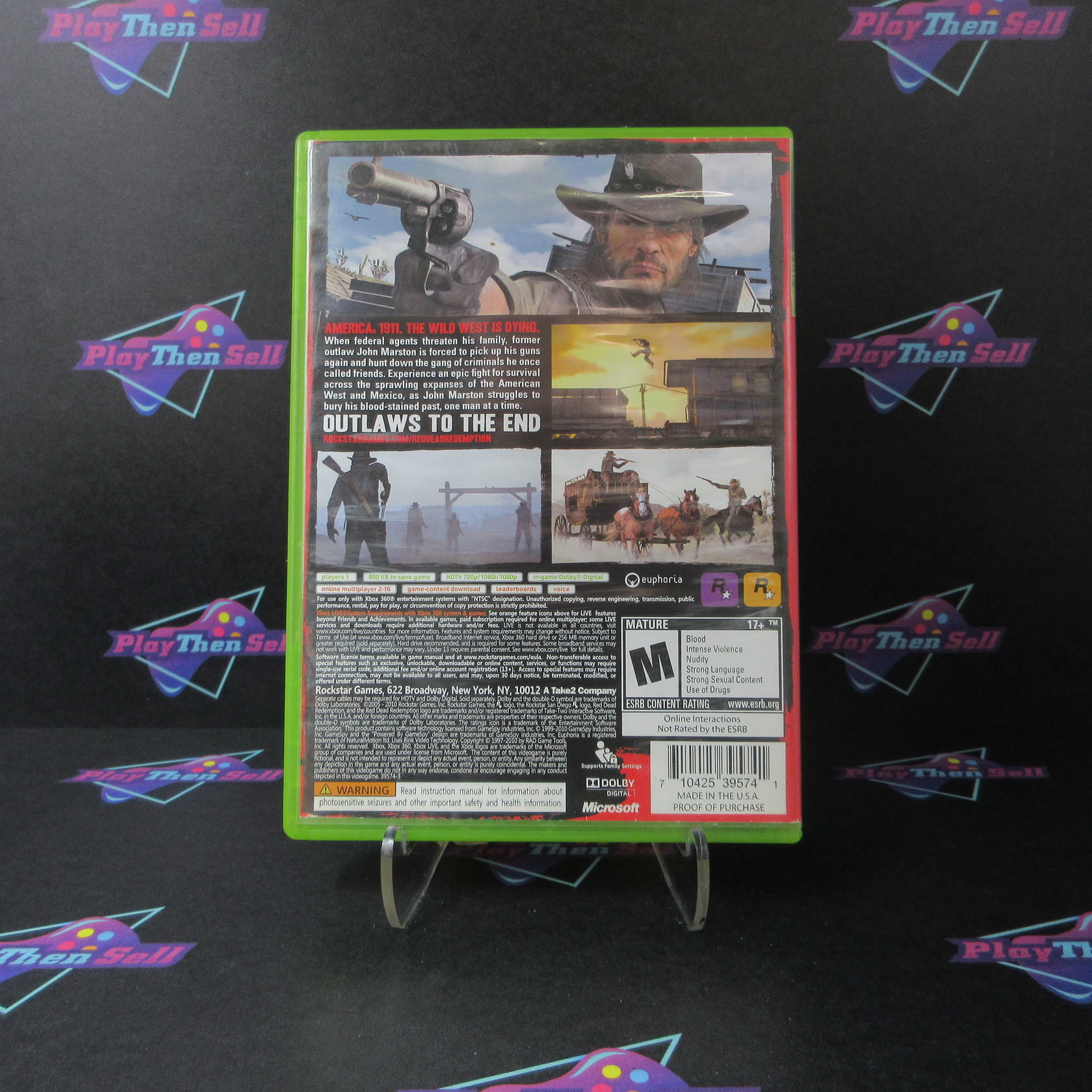 Red Dead Redemption Xbox 360 AD/NM - Very Good