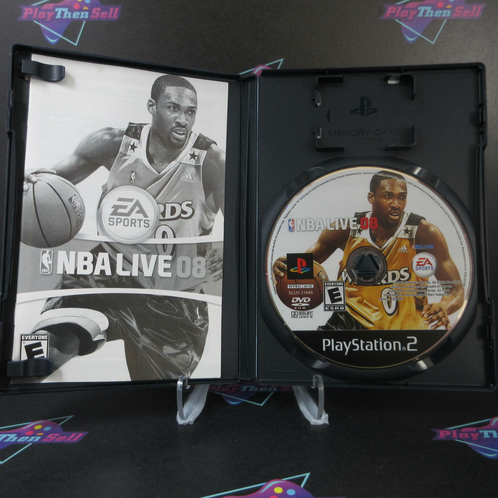 NBA Live 08 PS2 PlayStation 2 AD Complete CIB - Very Good